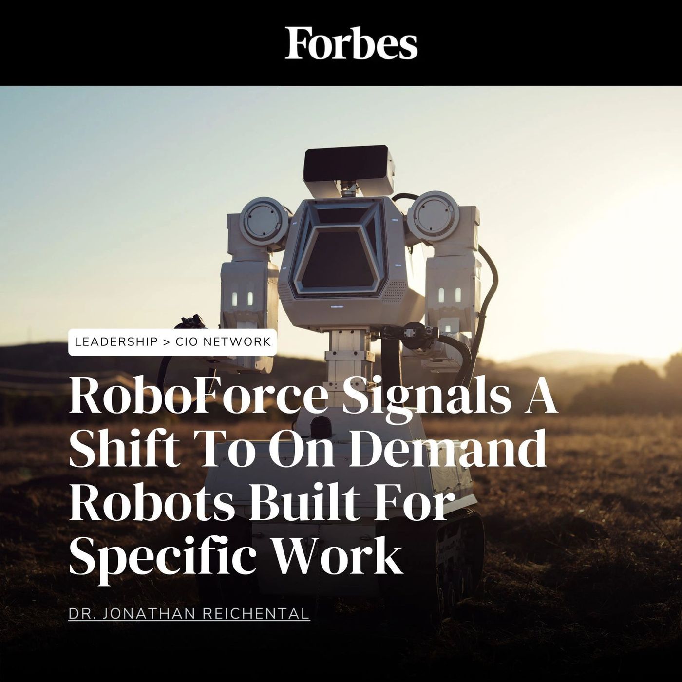 RoboForce Featured in Forbes