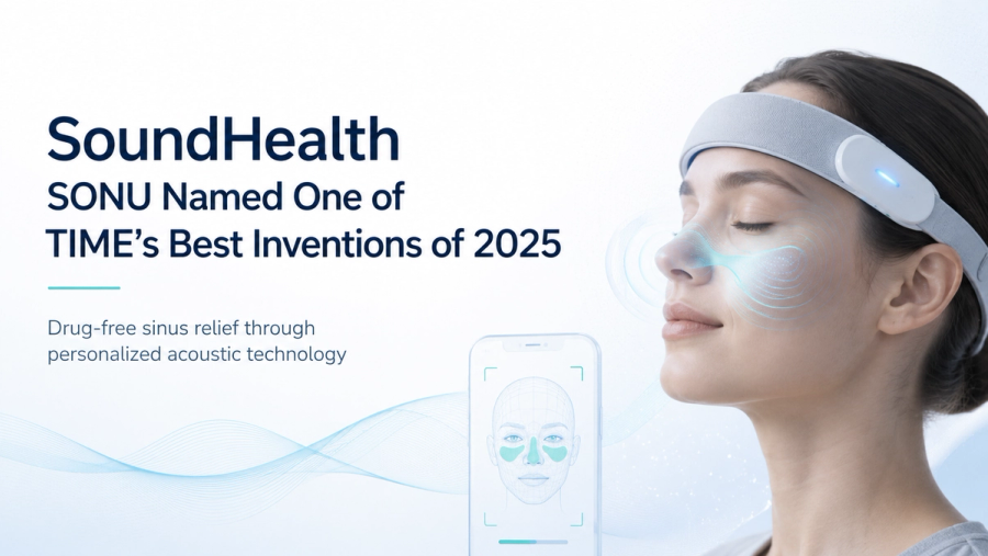 SoundHealth’s SONU Named One of TIME’s Best Inventions of 2025