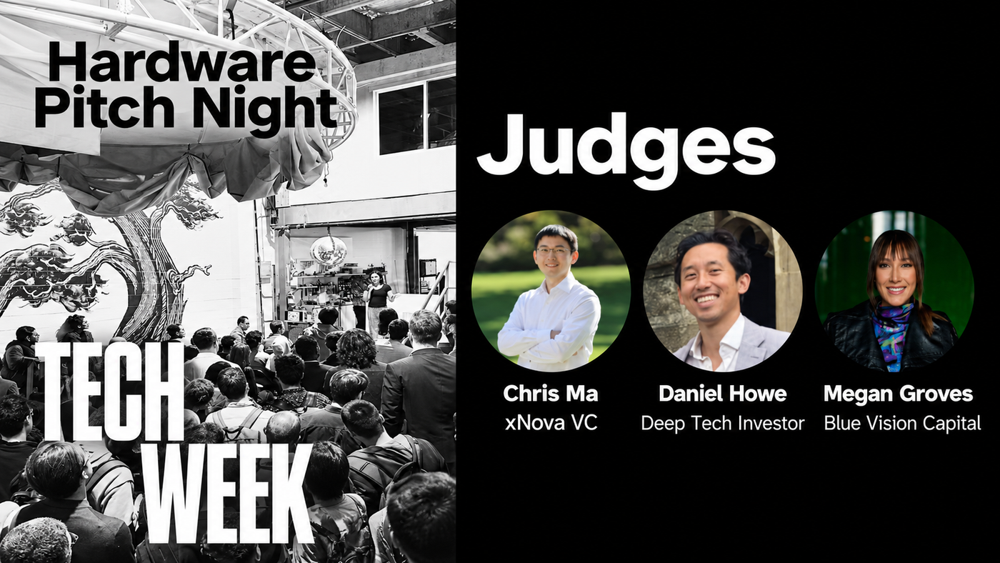 xNova VC at SF Tech Week: Hardware Pitch Night