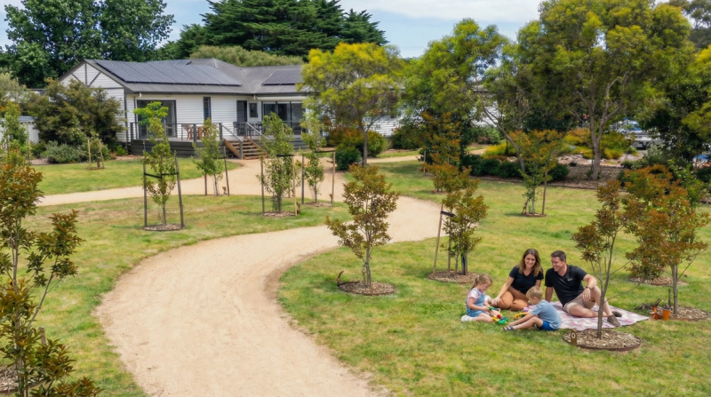Family Visit at Mornington Green Living Legacy Gardens