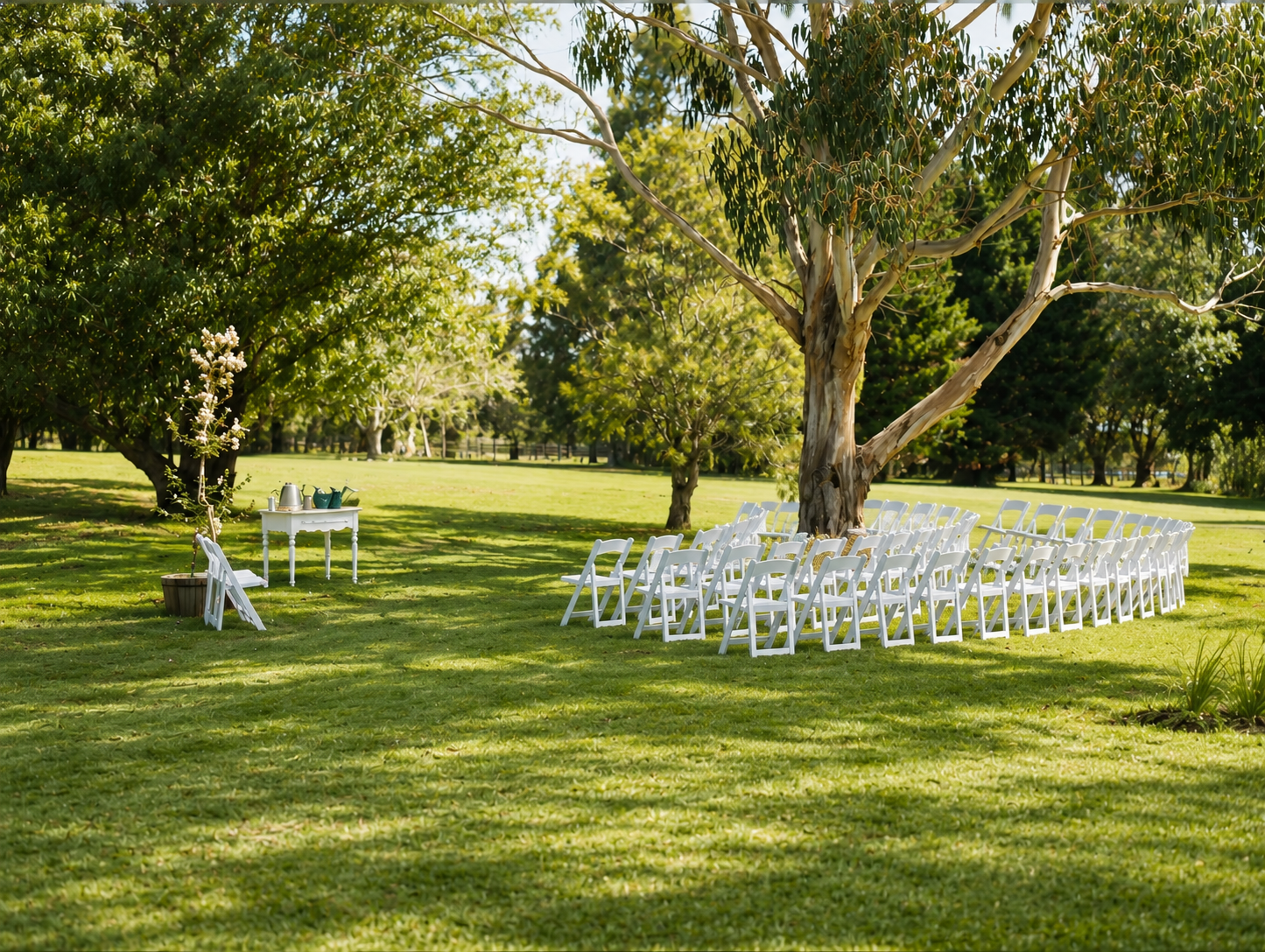 Outdoor Celebration of Life Ceremony at Living Legacy Gardens