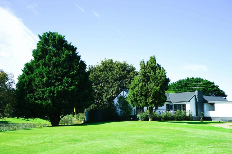 Open lawns and clustered memorial trees across Mornington Green Living Legacy Gardens.