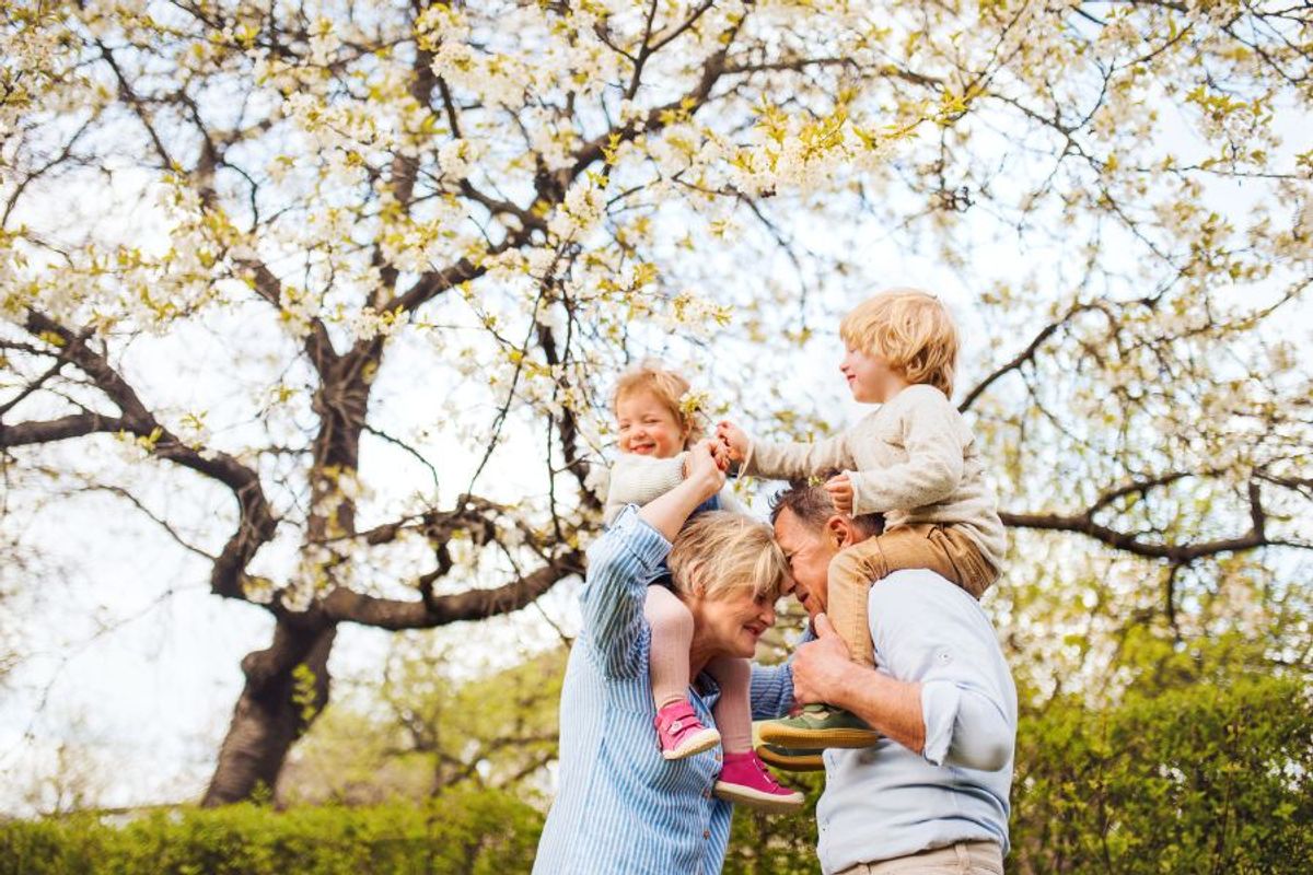 Grandparents enjoying time with grandchildren after retirement planning in Melbourne