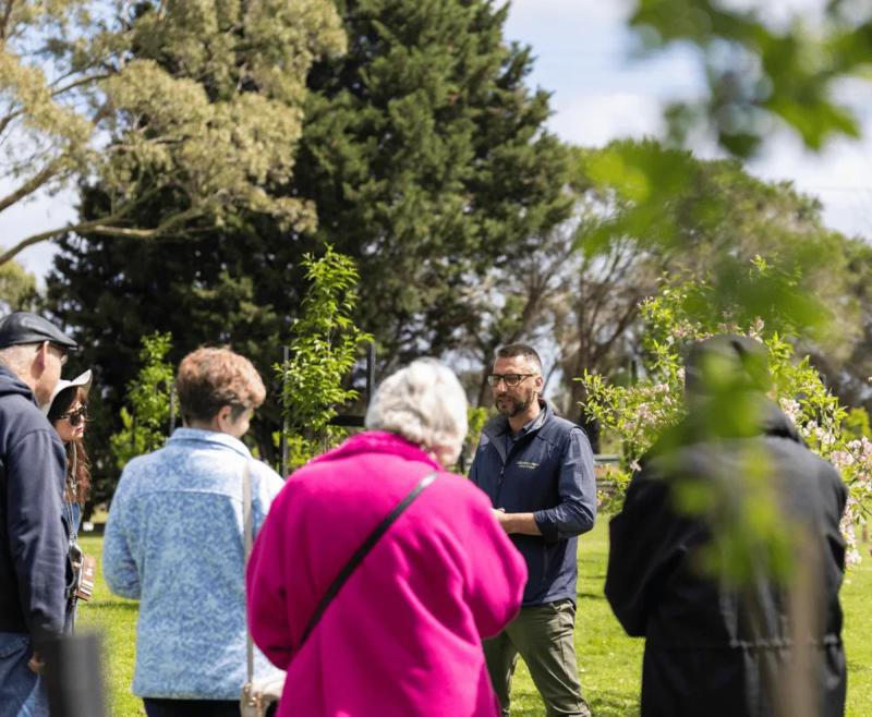 Location of Tree Pod Burial Australia Alternative at Melbourne Mornington Green Legacy Gardens.