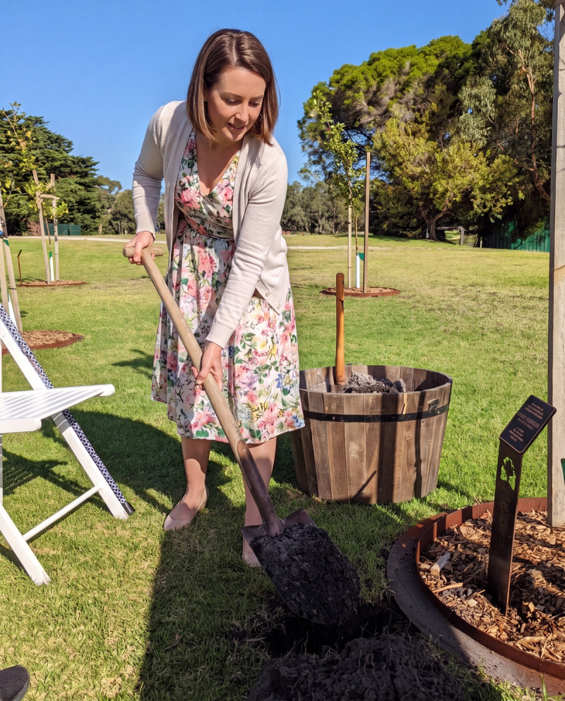 Memorial Planting and Ashes Infusion Activities in the Living Legacy Gardens