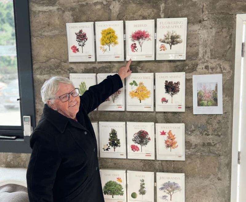 Mornington Green Legacy Gardens Photos: A Customer Shows the Tree Options You Can Plant.