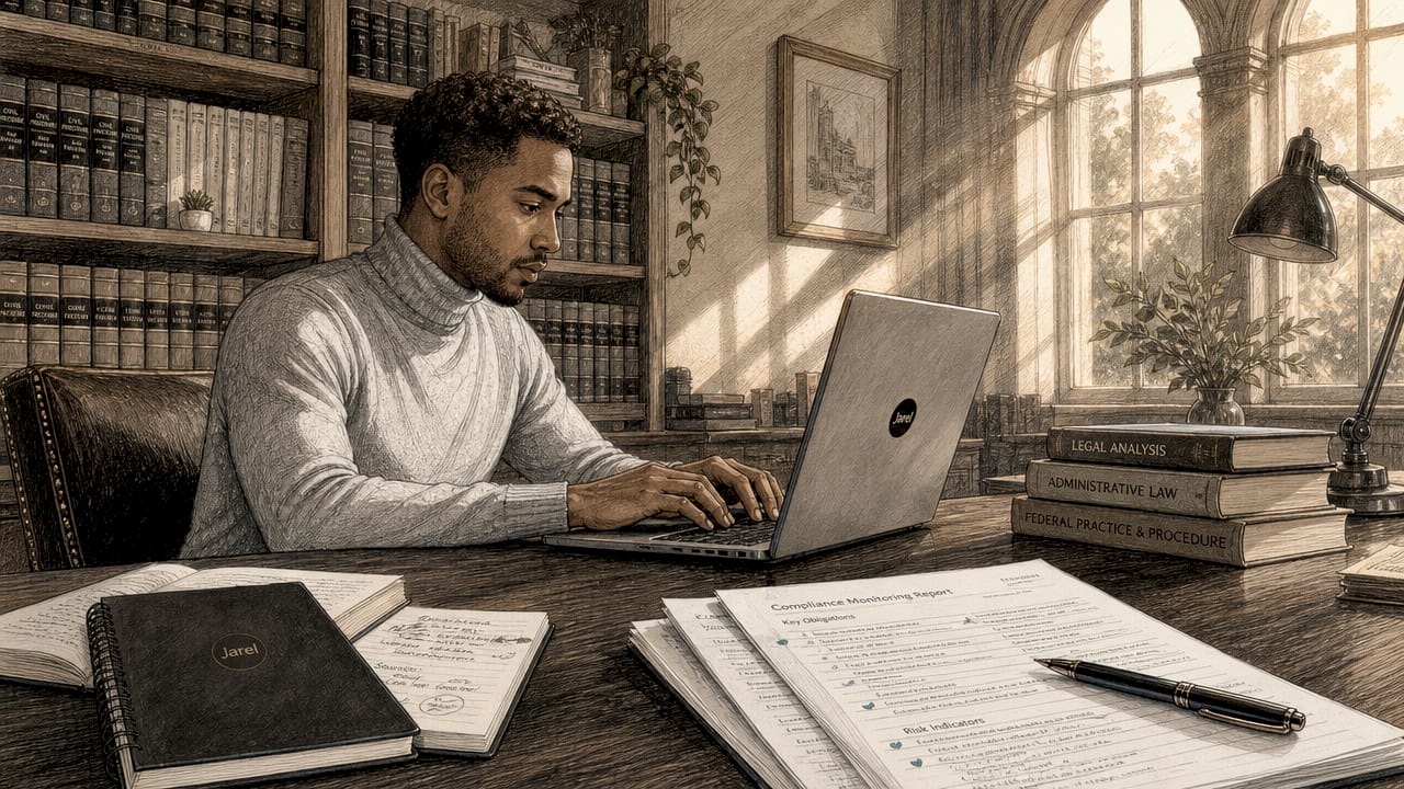 Hands typing on keyboard with notes nearby