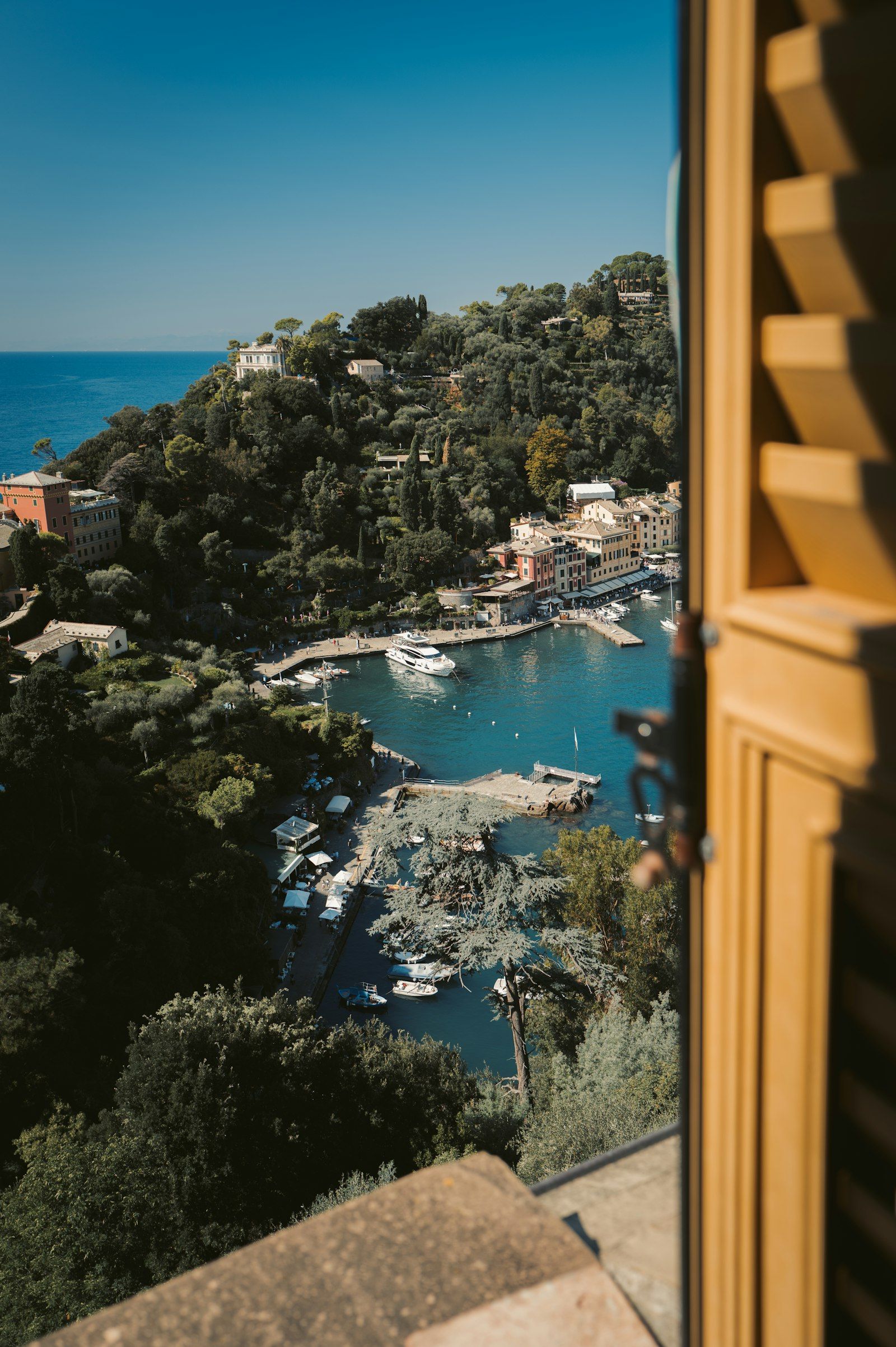 Harbour seen from the window