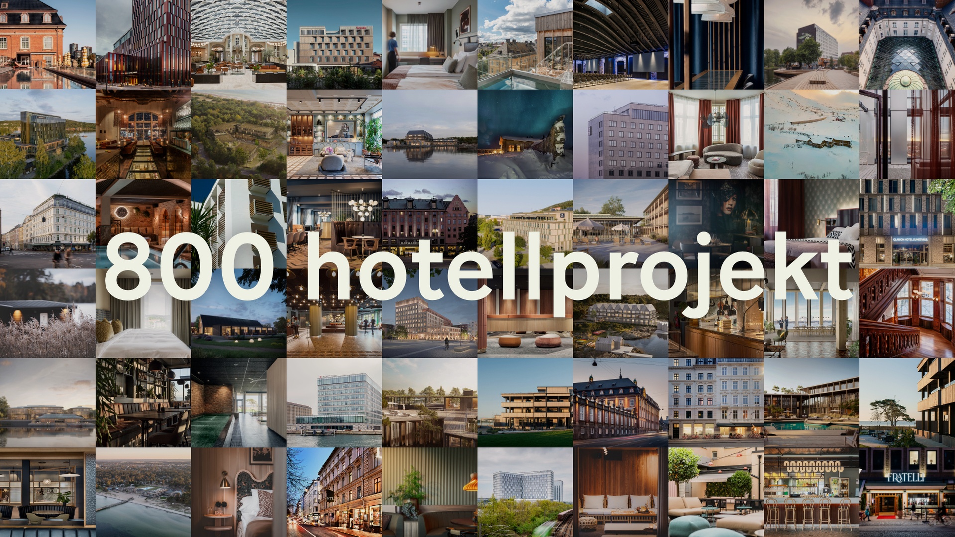Krook & Tjäder 800 hotellprojekt collage