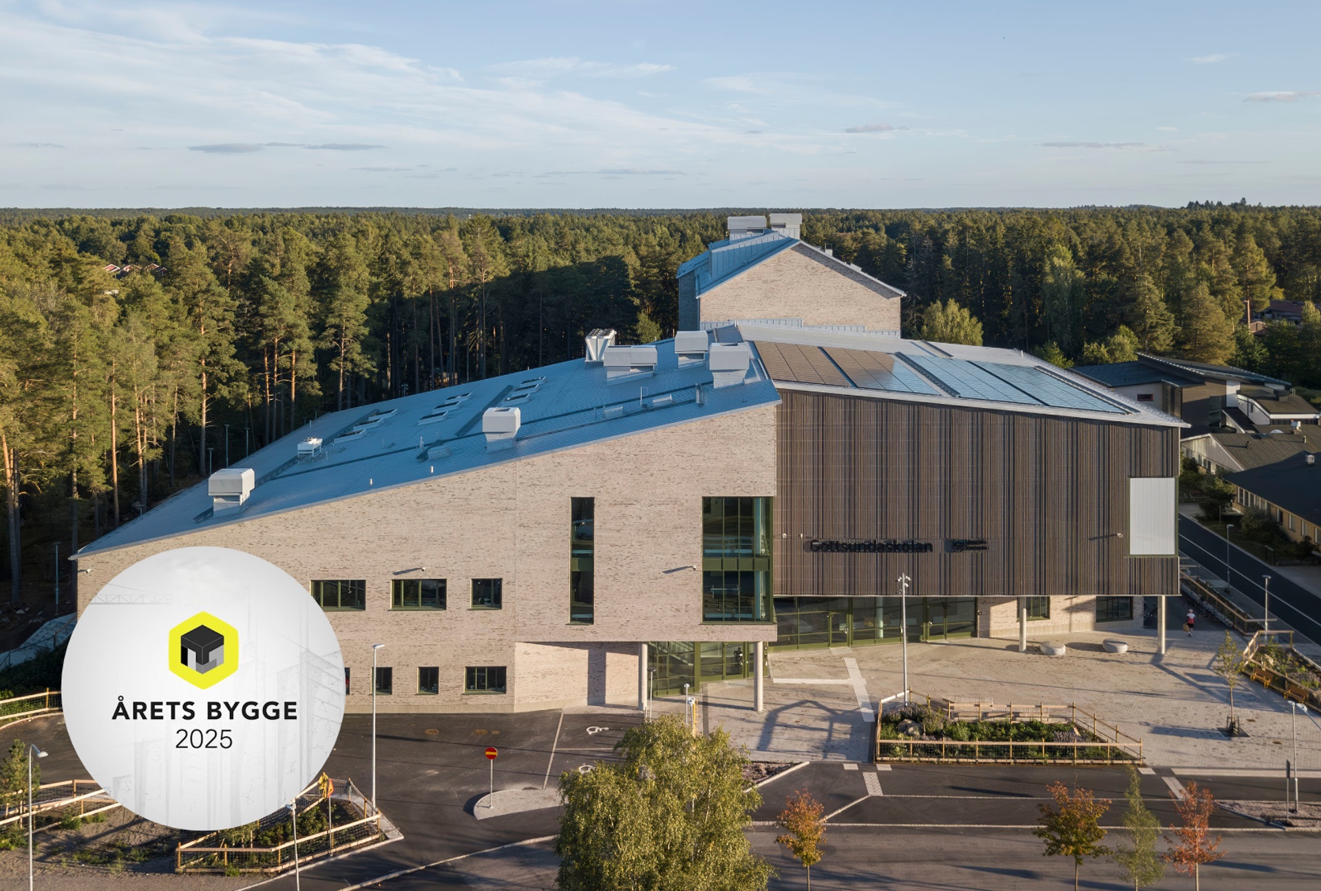 Nya Gottsudnaskolan vinnare Årets bygge 2025