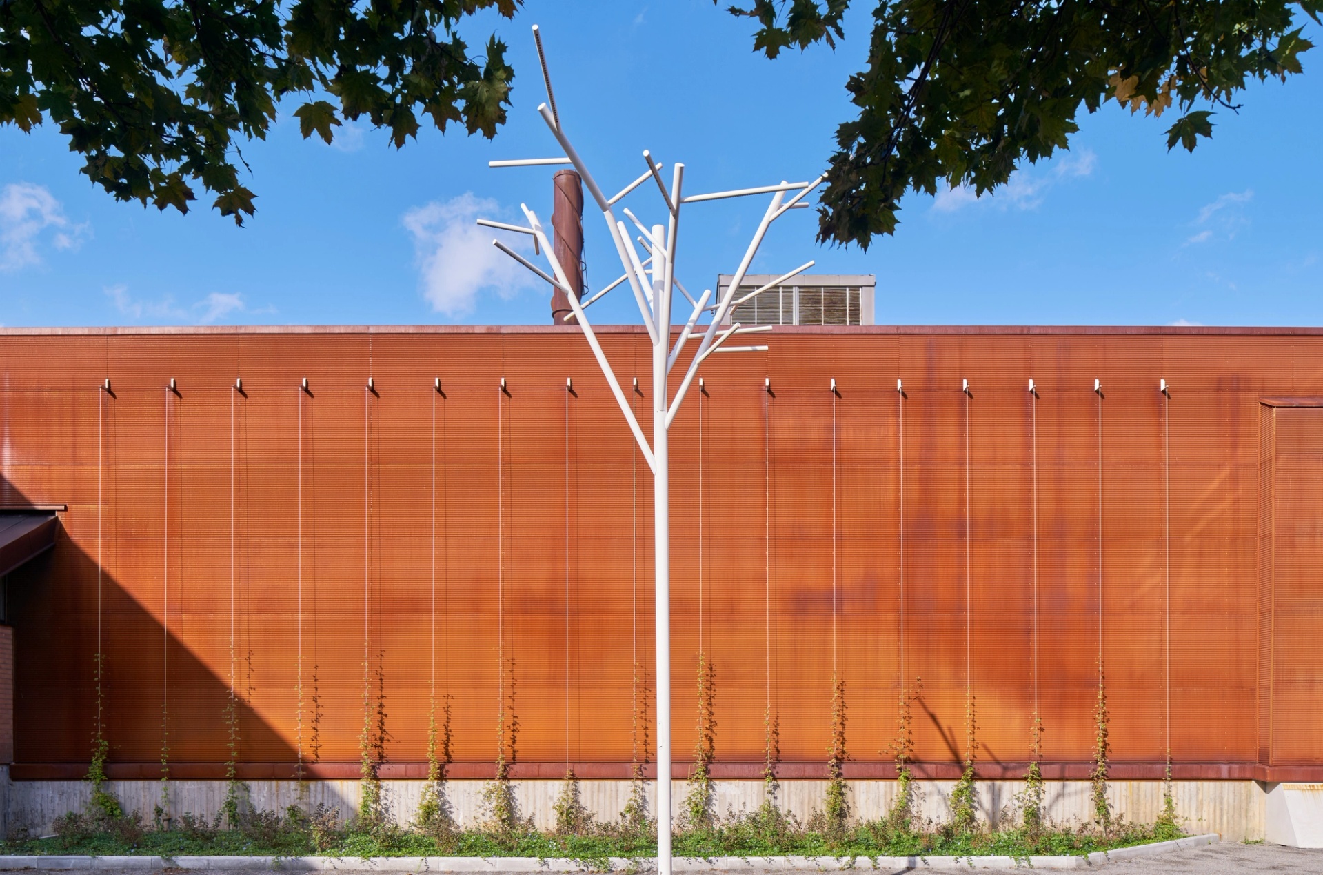 Slakthuset i Göteborg - fasad i corten