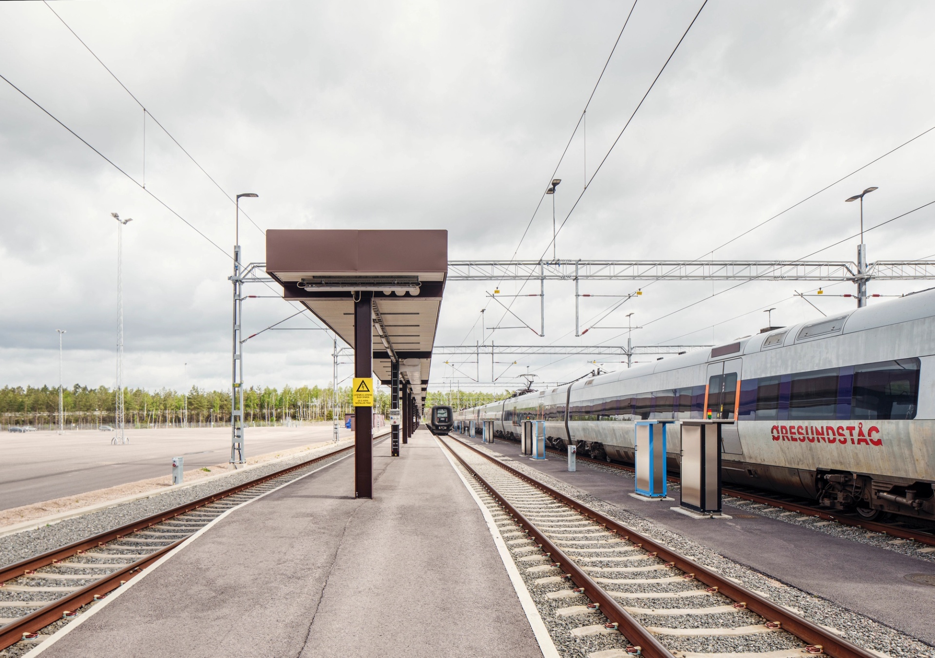 Hässleholmsdepån perrong