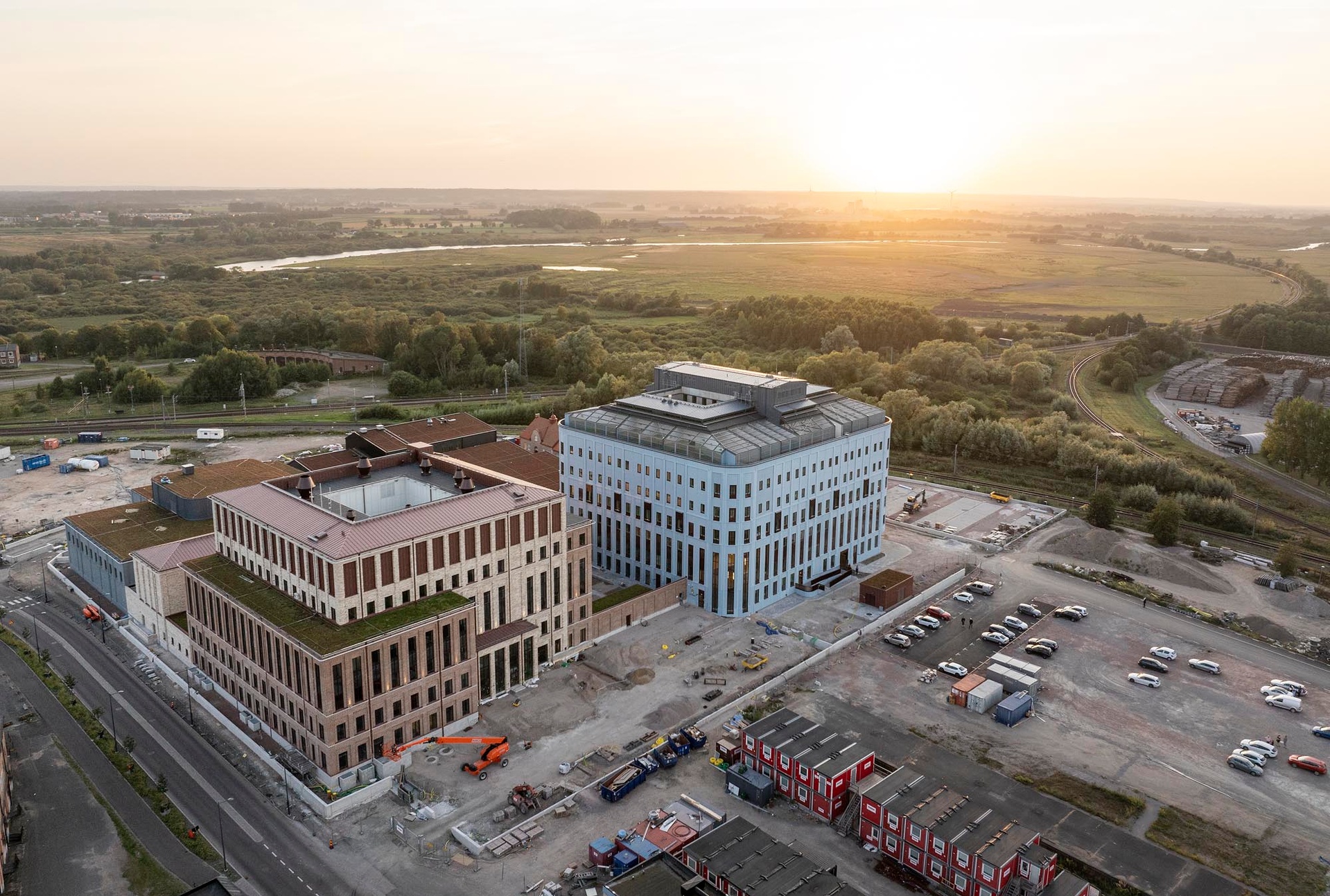 Rättscentrum Kristianstad flygvy