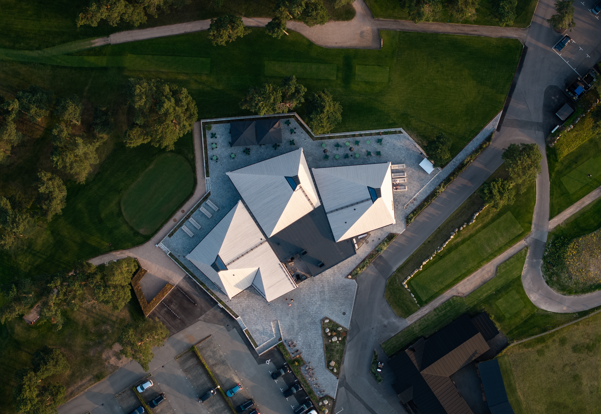 Kristianstad Golfklubb & Destination klubbhus flygfoto