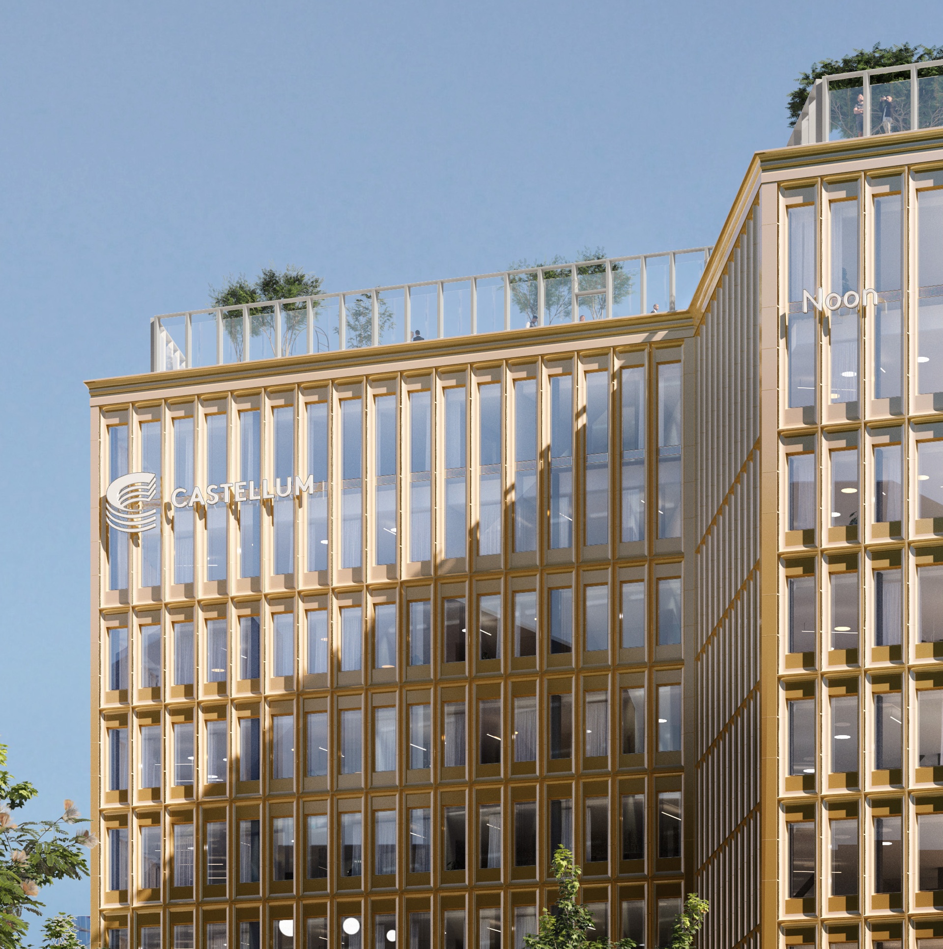 Noon, kontorshus i Centralenområdet, Göteborg. Arkitekterna Krook & Tjäder och Johan Hammarin