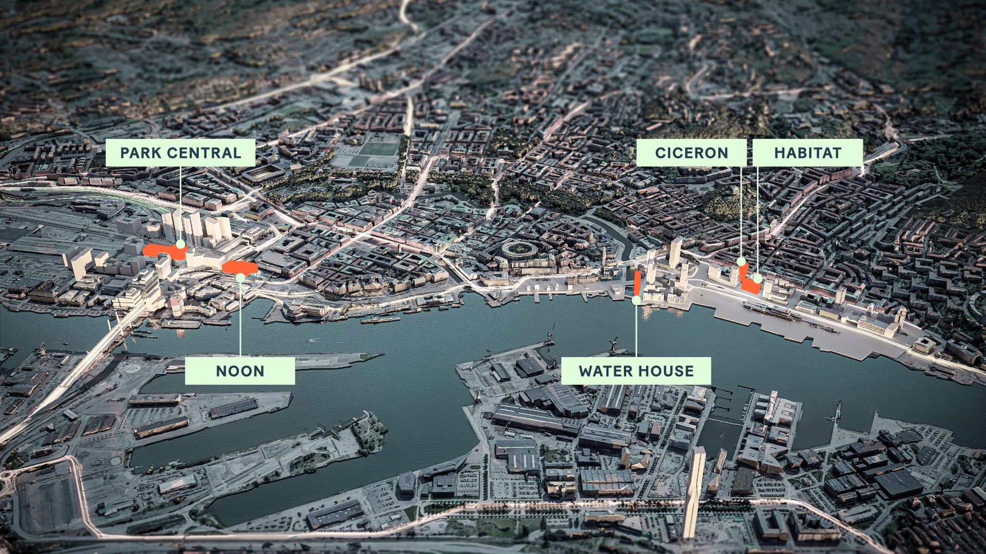Krook & Tjäder centrala projekt i Göteborg