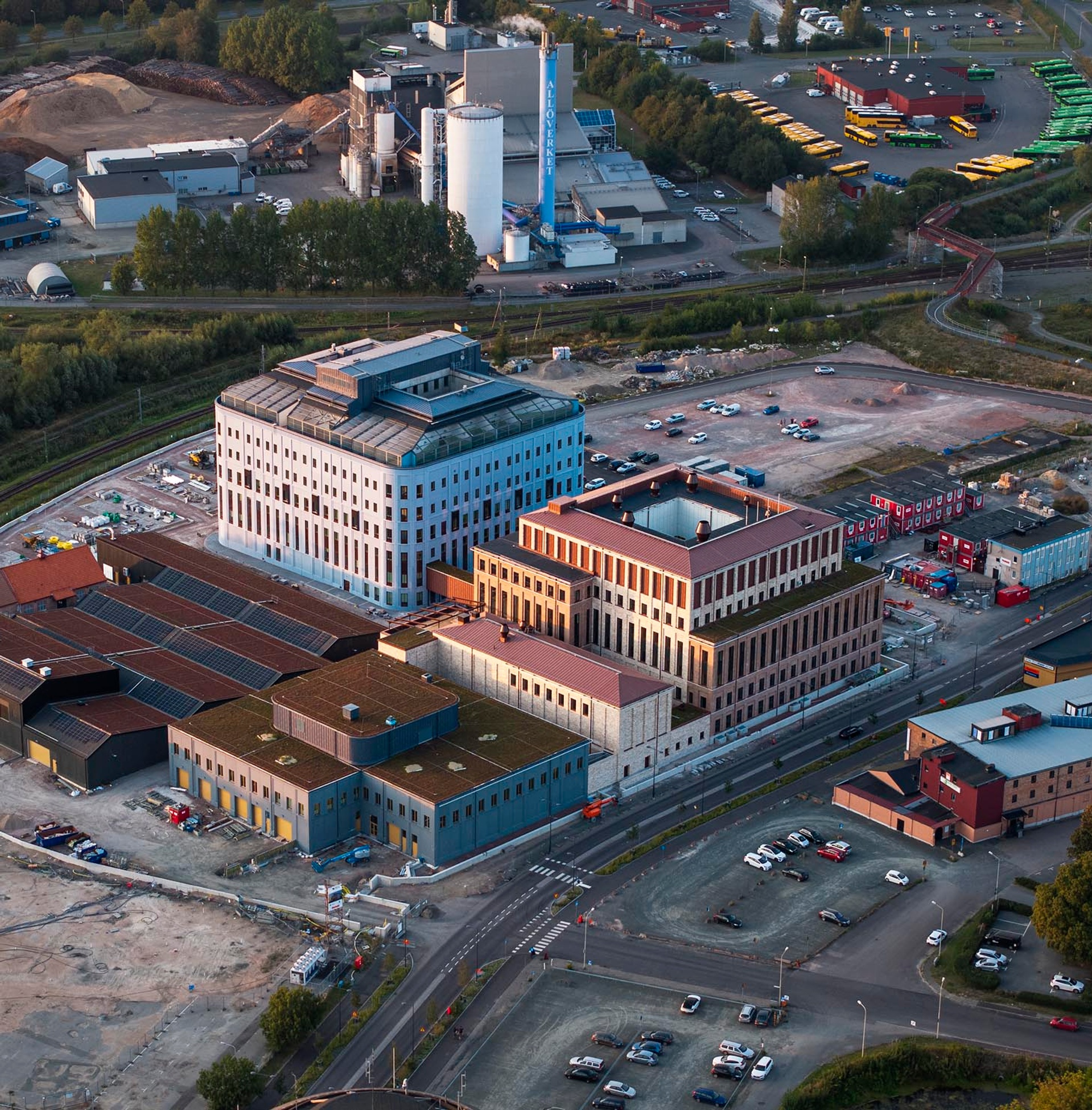 Rättscentrum Kristianstad flygvy