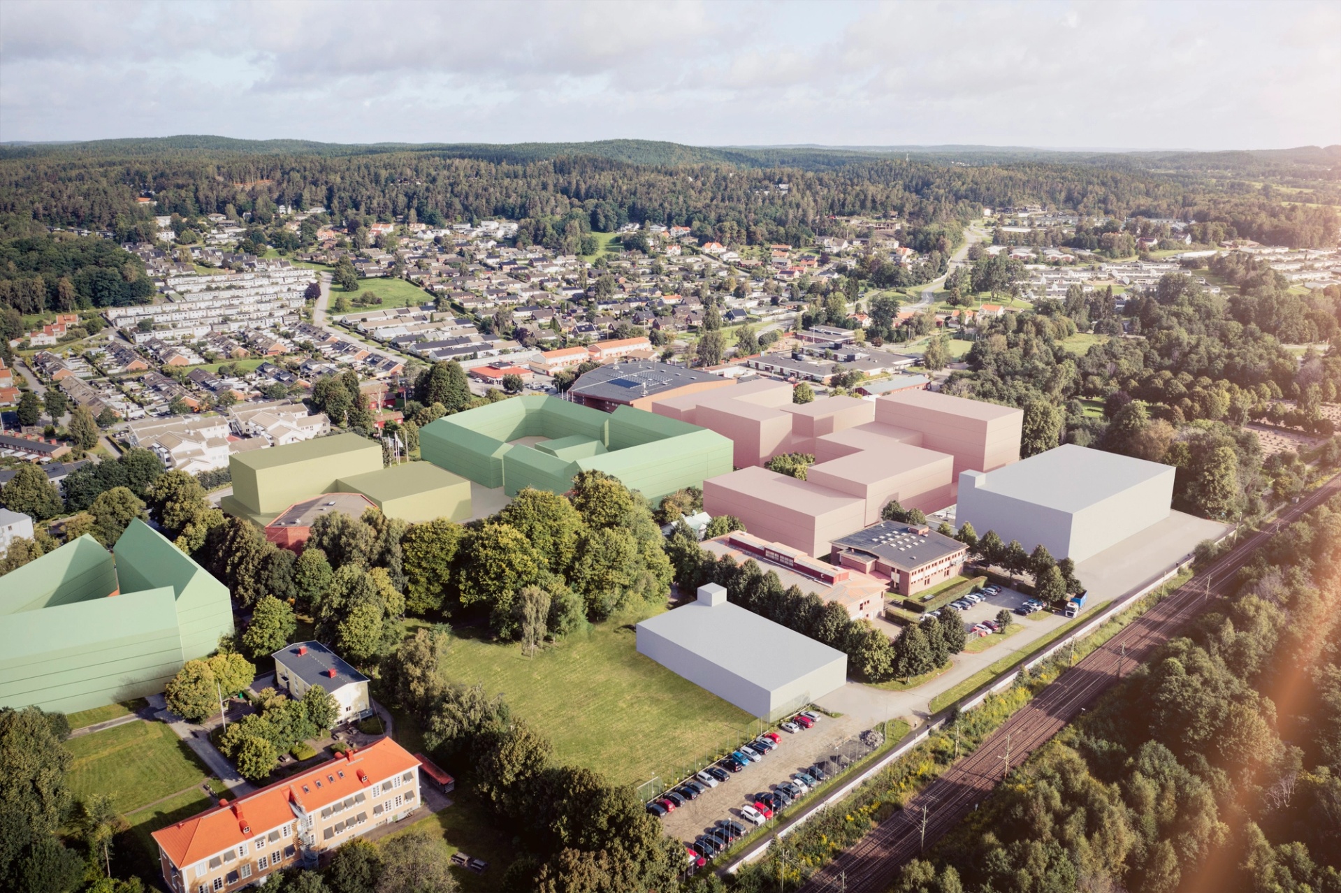 Dergårdsområdet. Detaljplan Krook & Tjäder