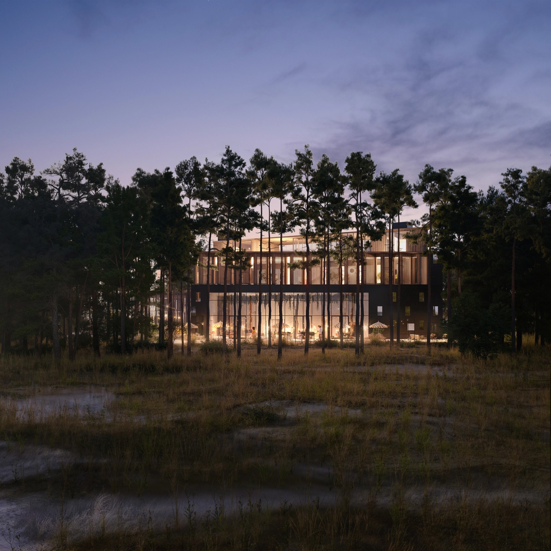 Visualisering av Falsterbo Strandhotell