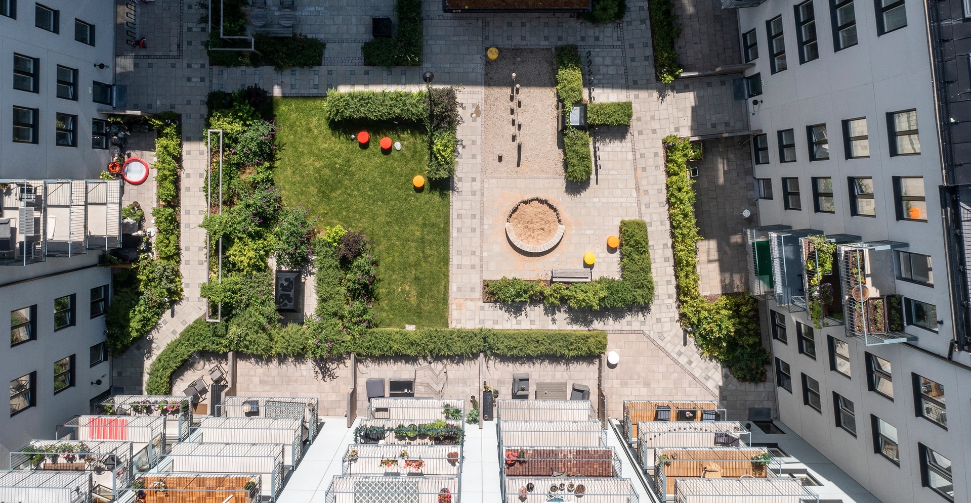 Lundbypark bostäder och innergård