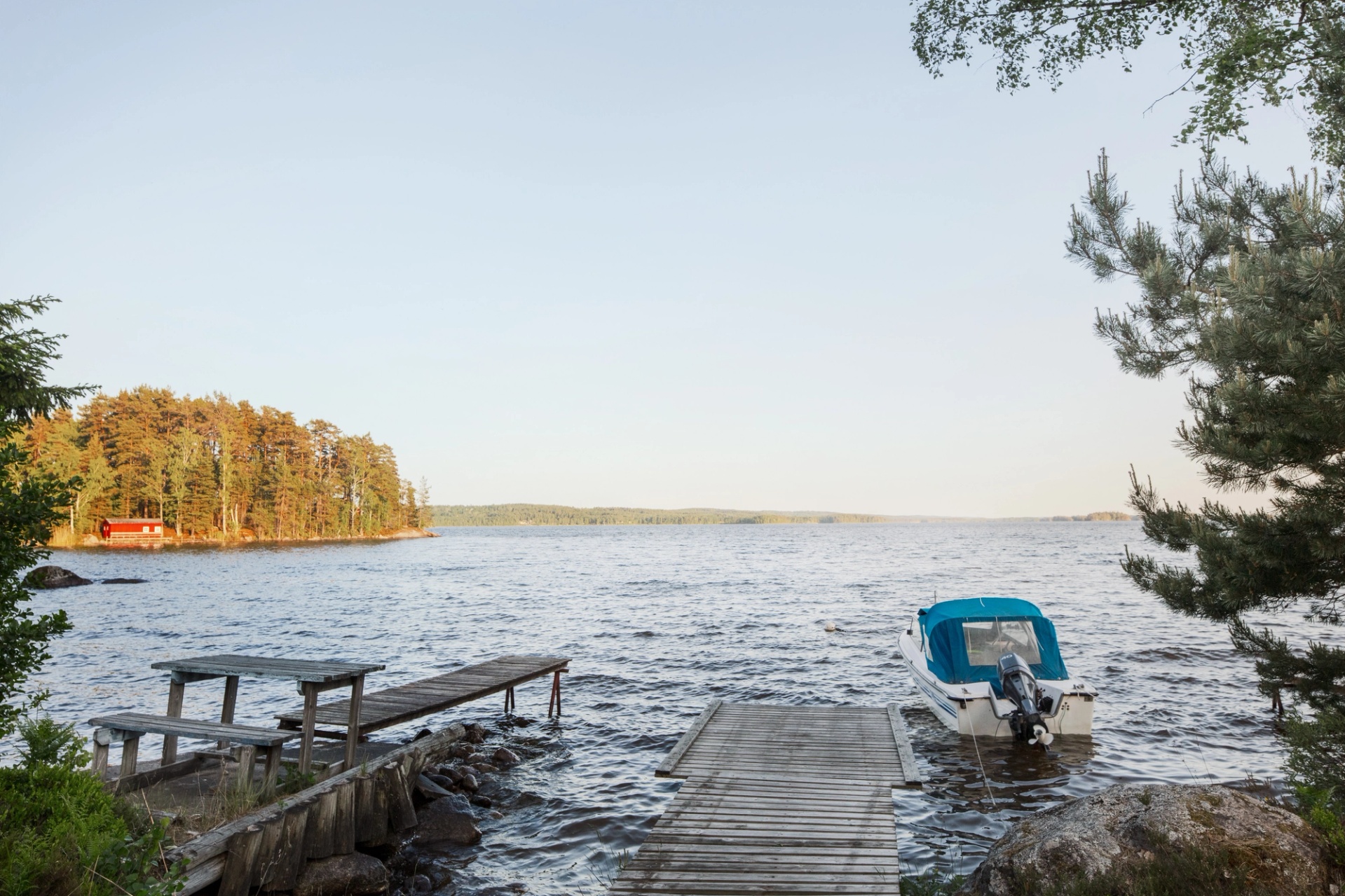Töreboda brygga vid sjö