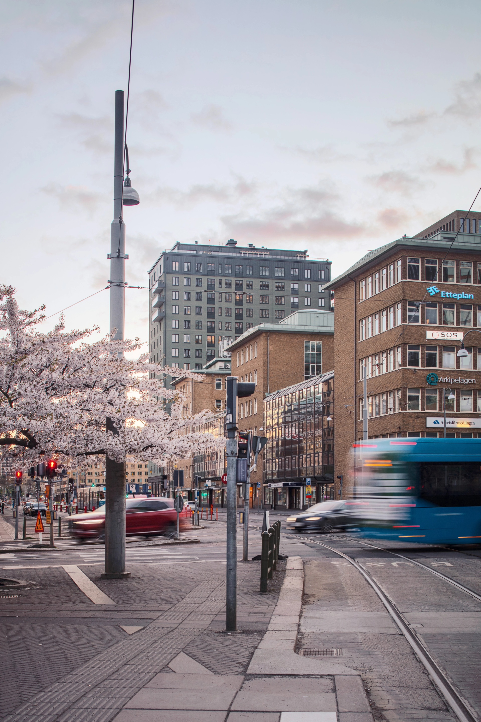 Brf Ciceron vy från Järntorget