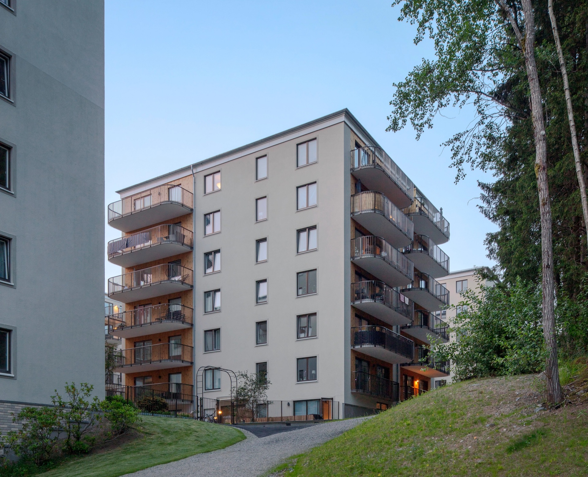 Kasernen 1, Regementsstaden Borås. Exteriör.