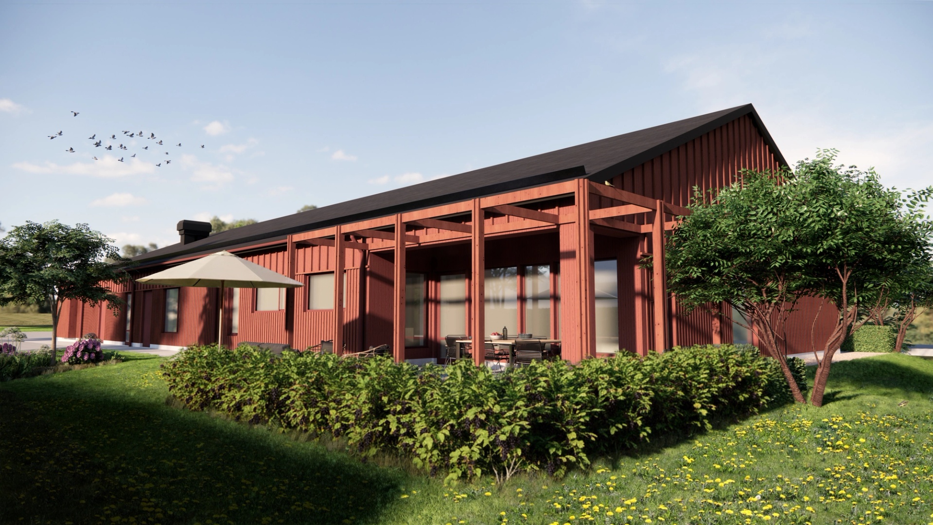 Visualisering LSS-boende i Björklinge, Uppsala