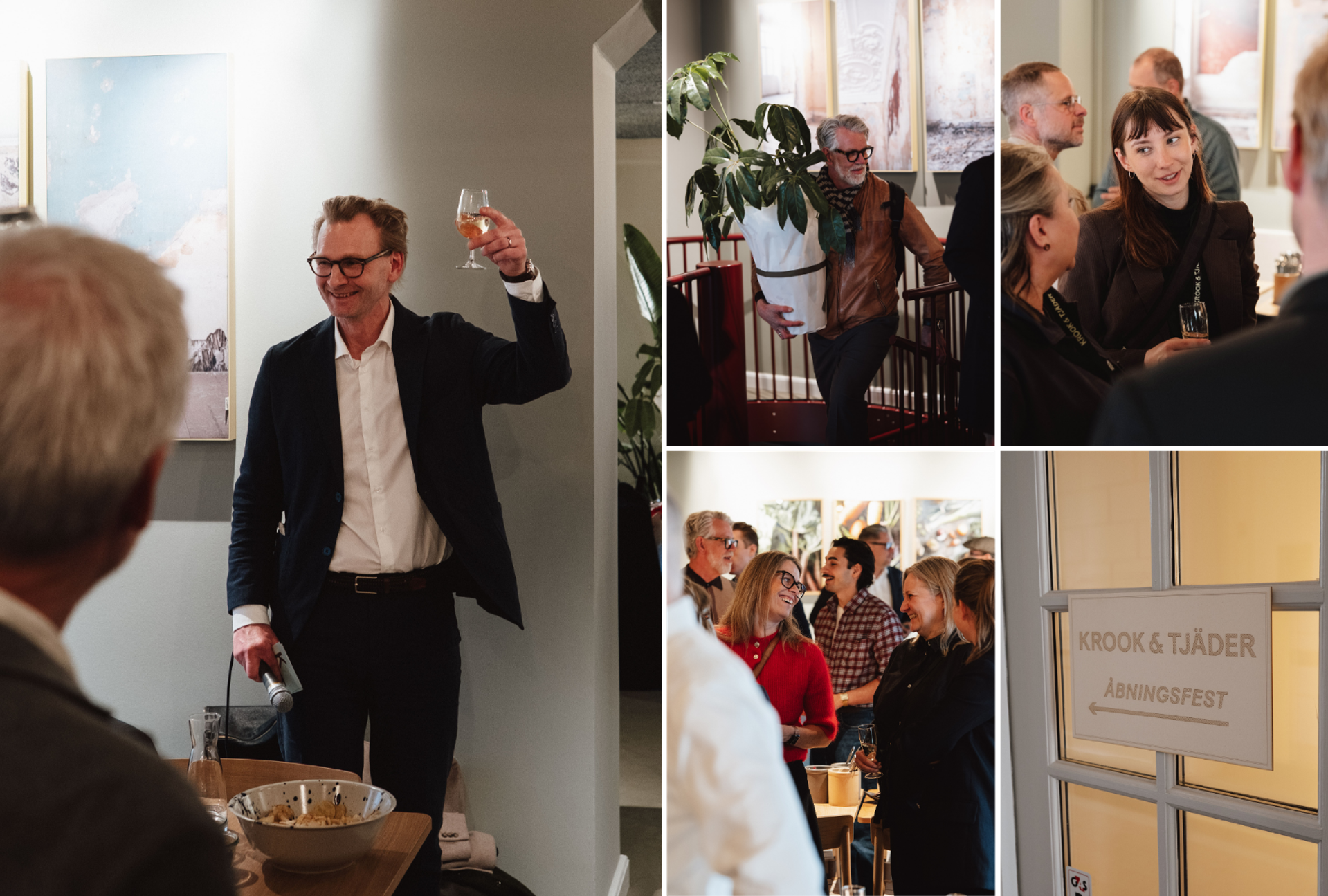 Krook & Tjäder indflytning på Store Kongensgade 68, København