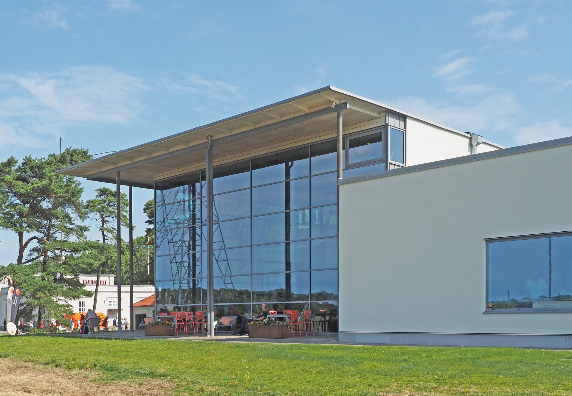 Grimeton besökscenter innan tillbyggnad
