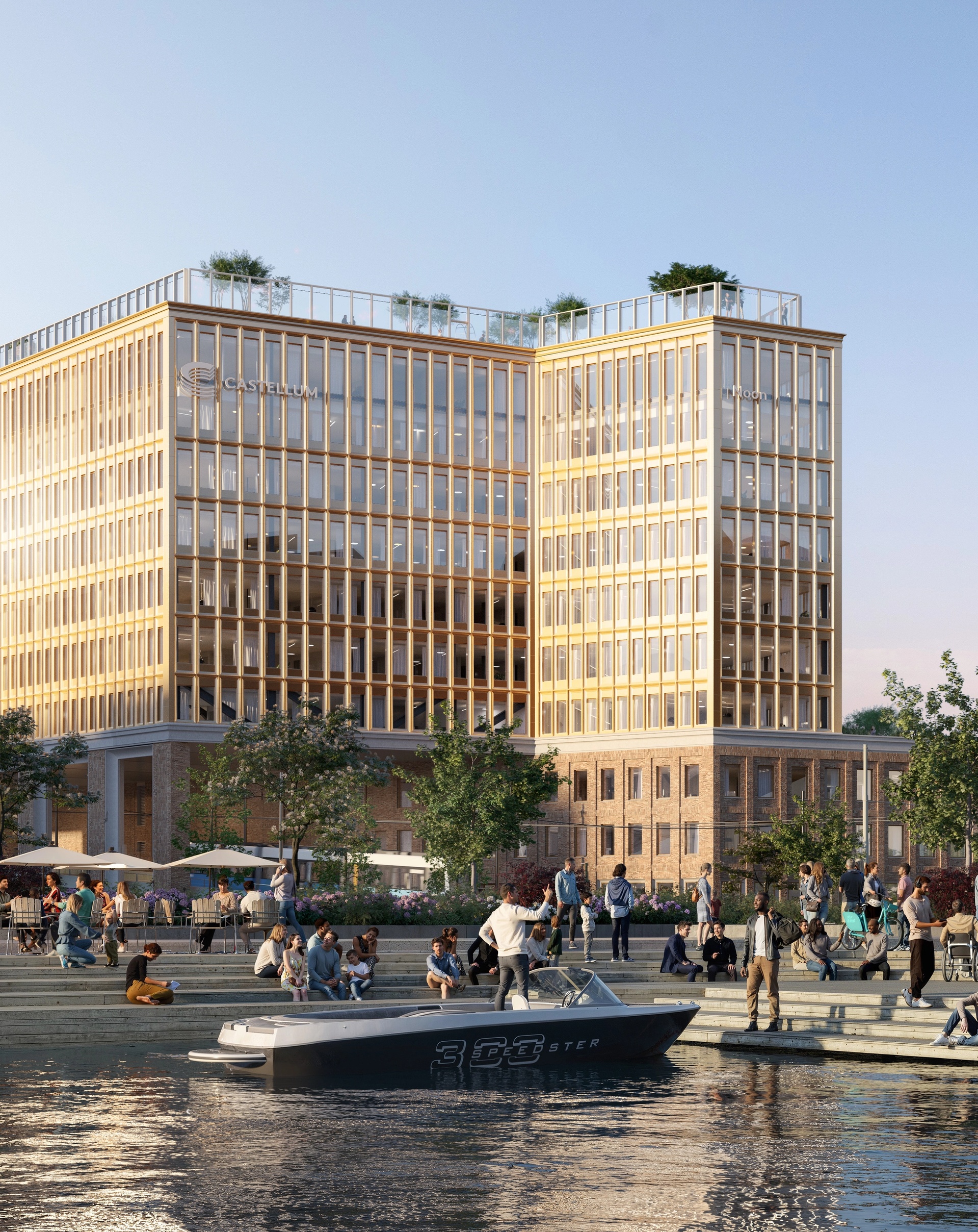 Noon, kontorshus i Centralenområdet, Göteborg. Arkitekterna Krook & Tjäder och Johan Hammarin