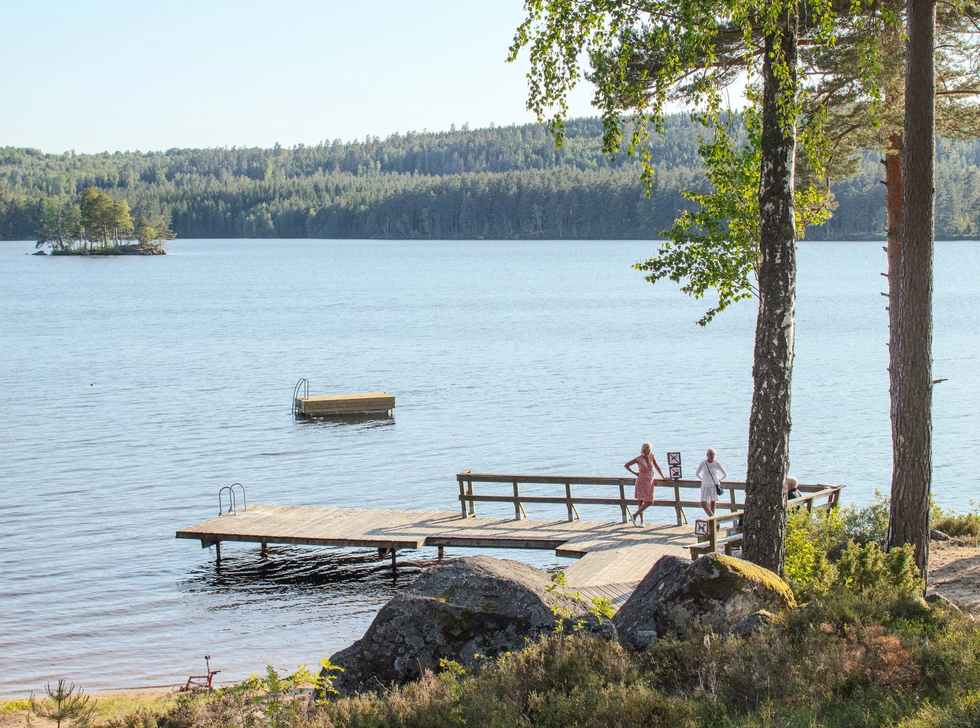 Karlsborgs kommun, badplats