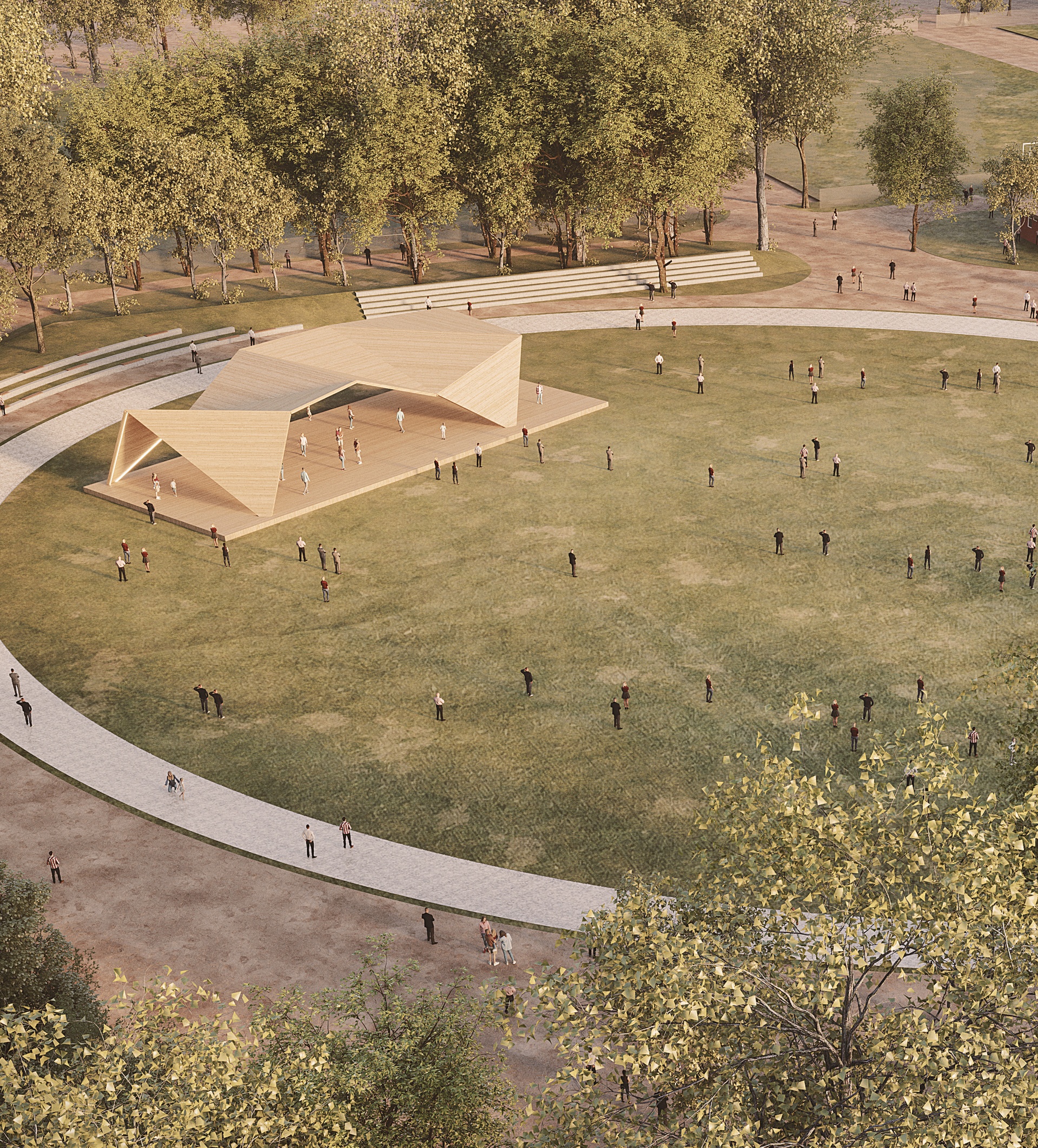 Karlslund idrottsområde översikt