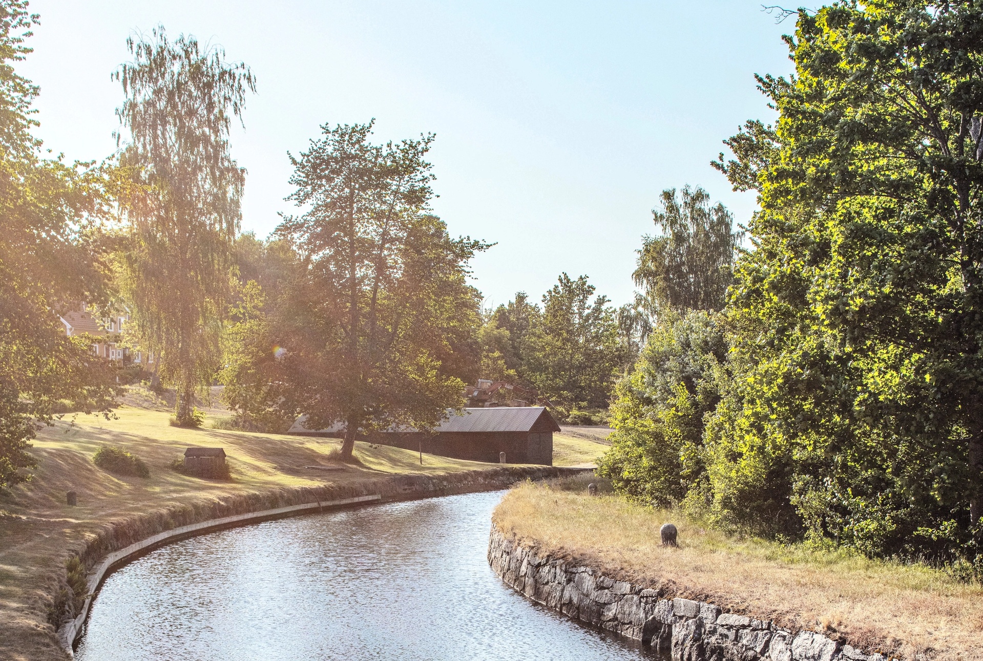 Göta kanal i Karlsborgs kommun