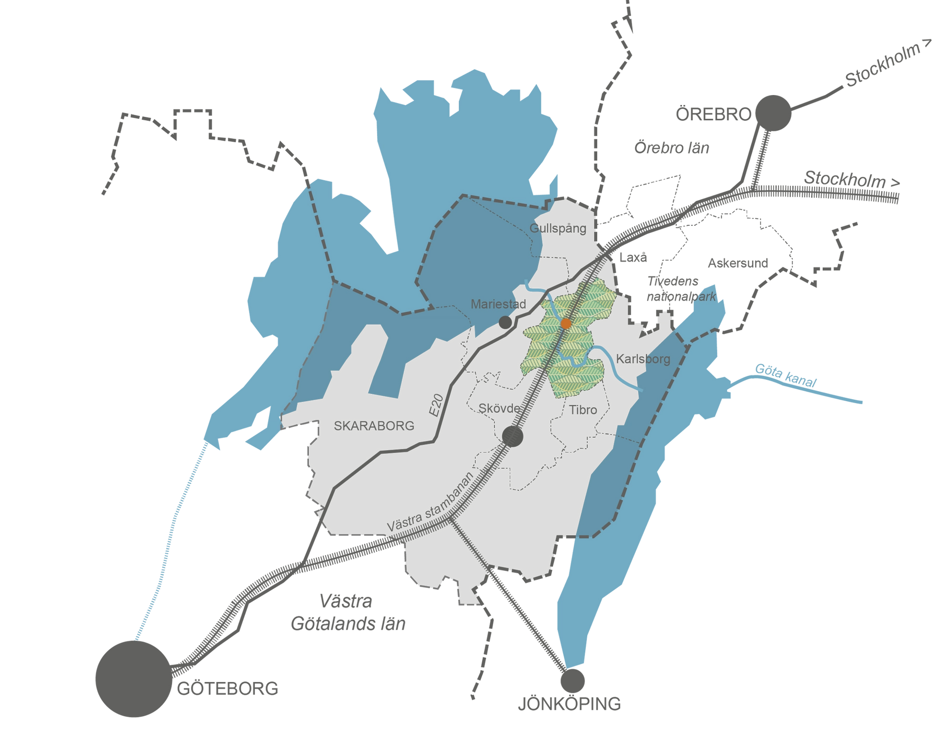 Törebosa regionalkarta