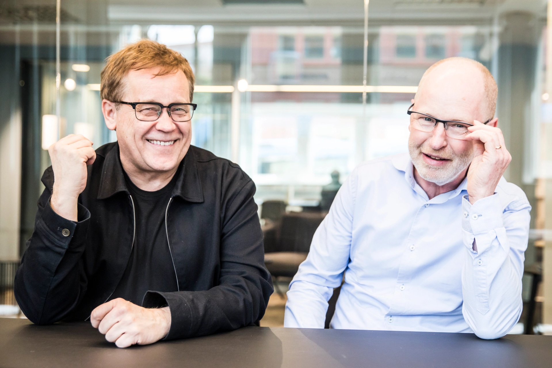 Stefan Tjäder och Bengt-Ove Krook, arkitekter och grundare