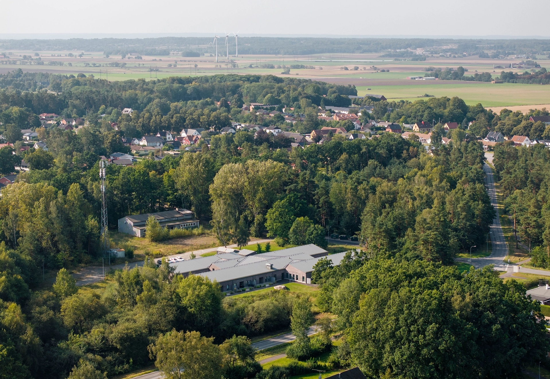 Färlöv servicebostäder, flygfoto