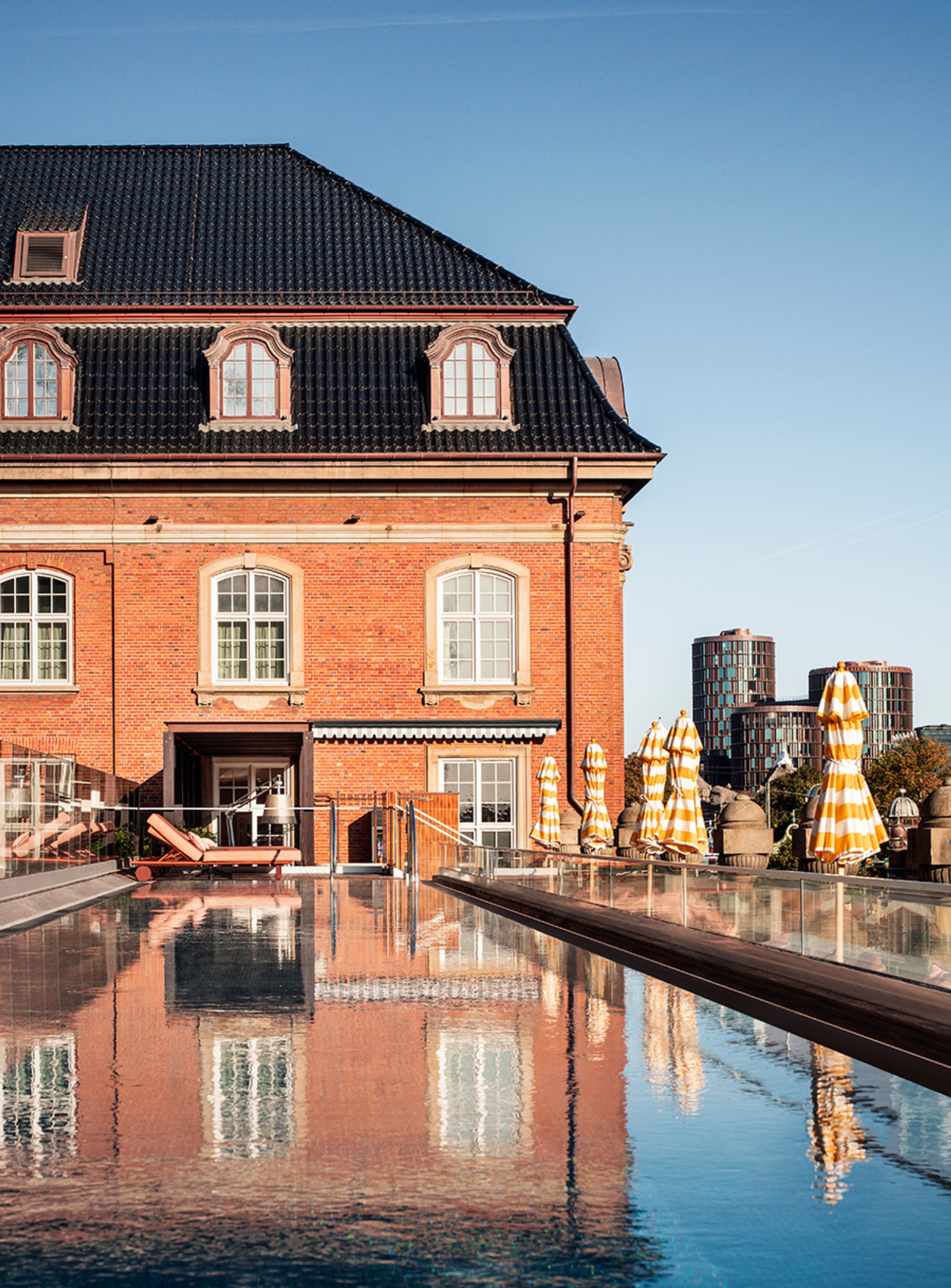 Takterrass och pool Villa Copenhagen