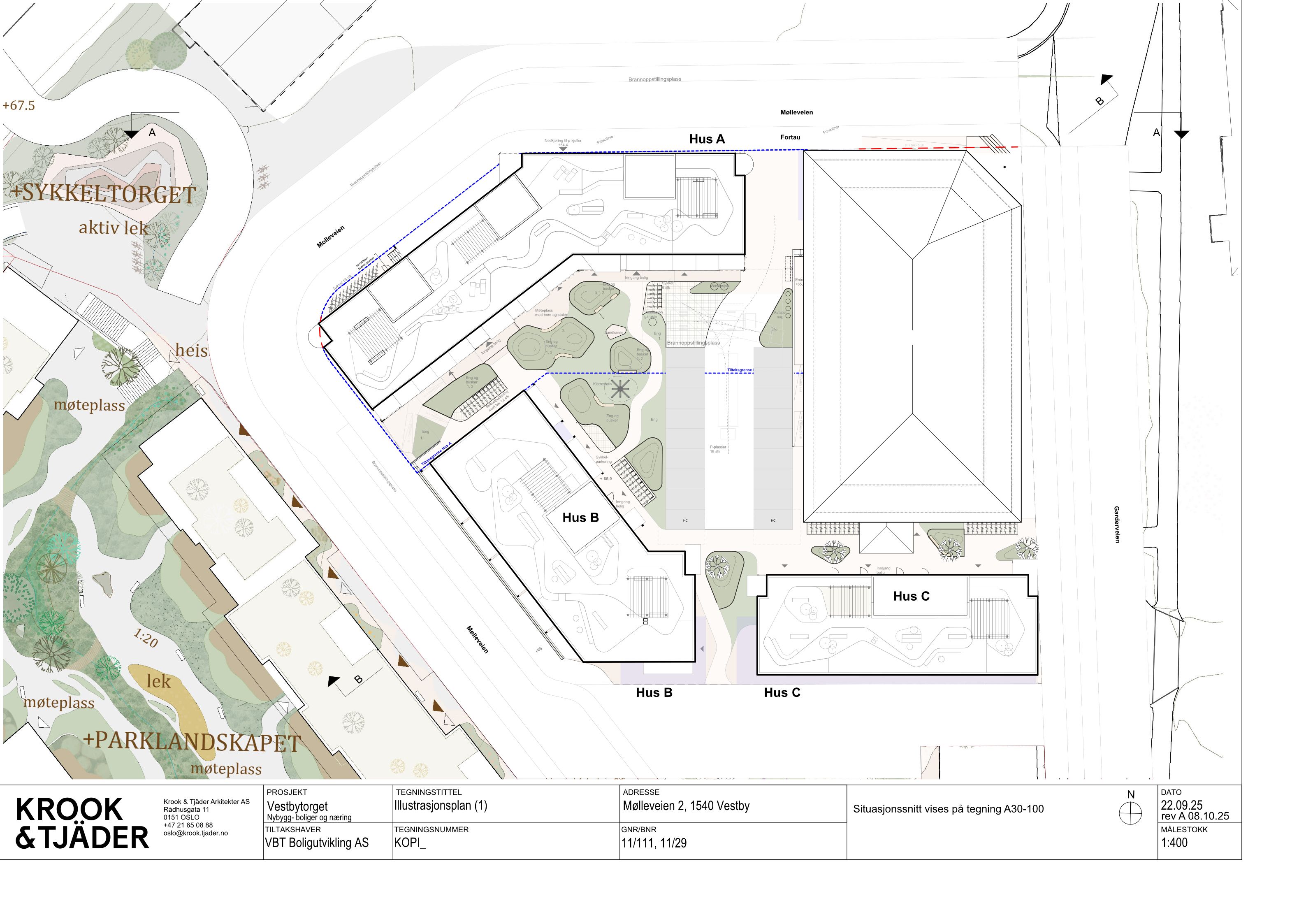 Illustrasjonsplan Vestbytorget
