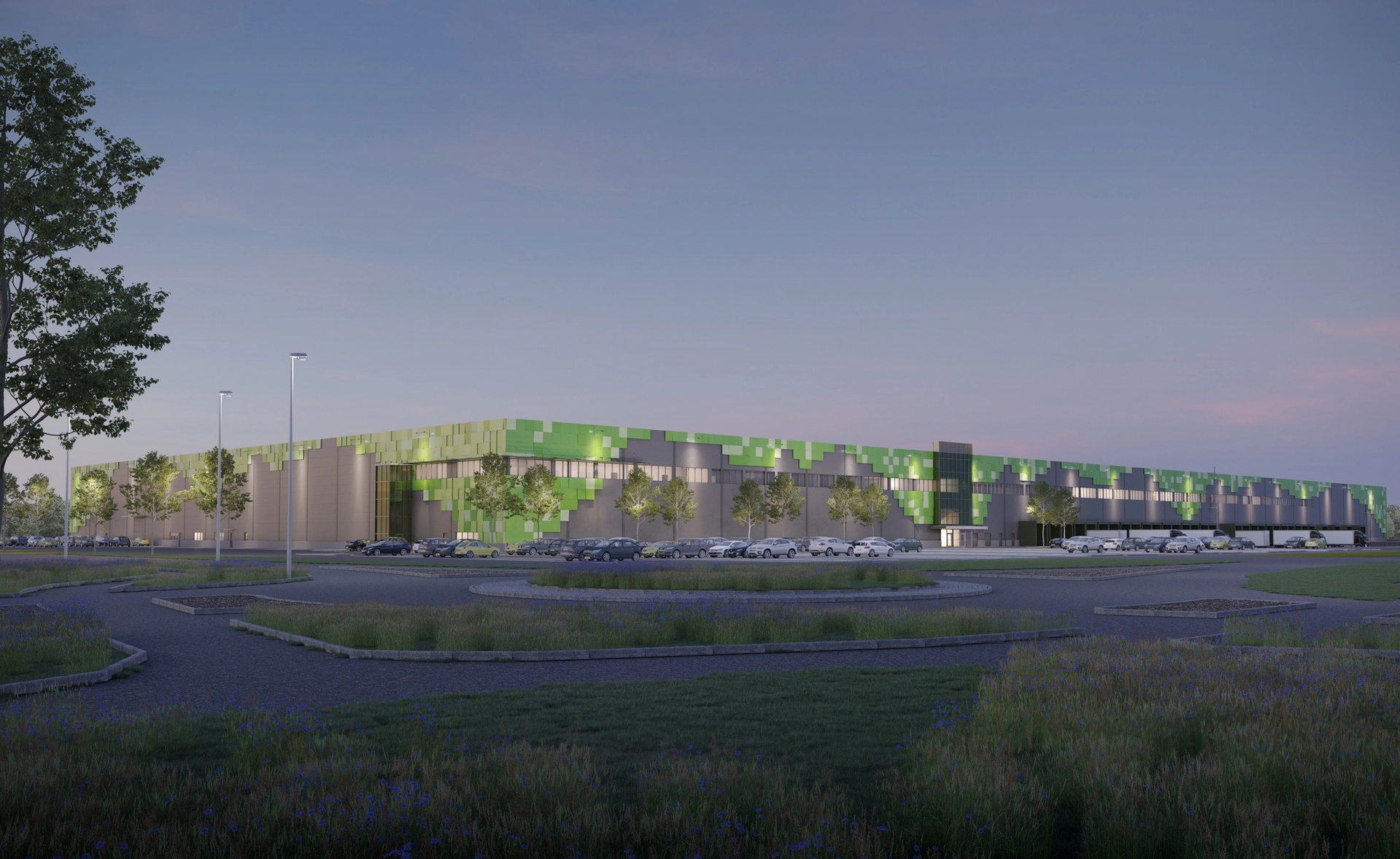 Visualisering av Greenfood Greenhouse