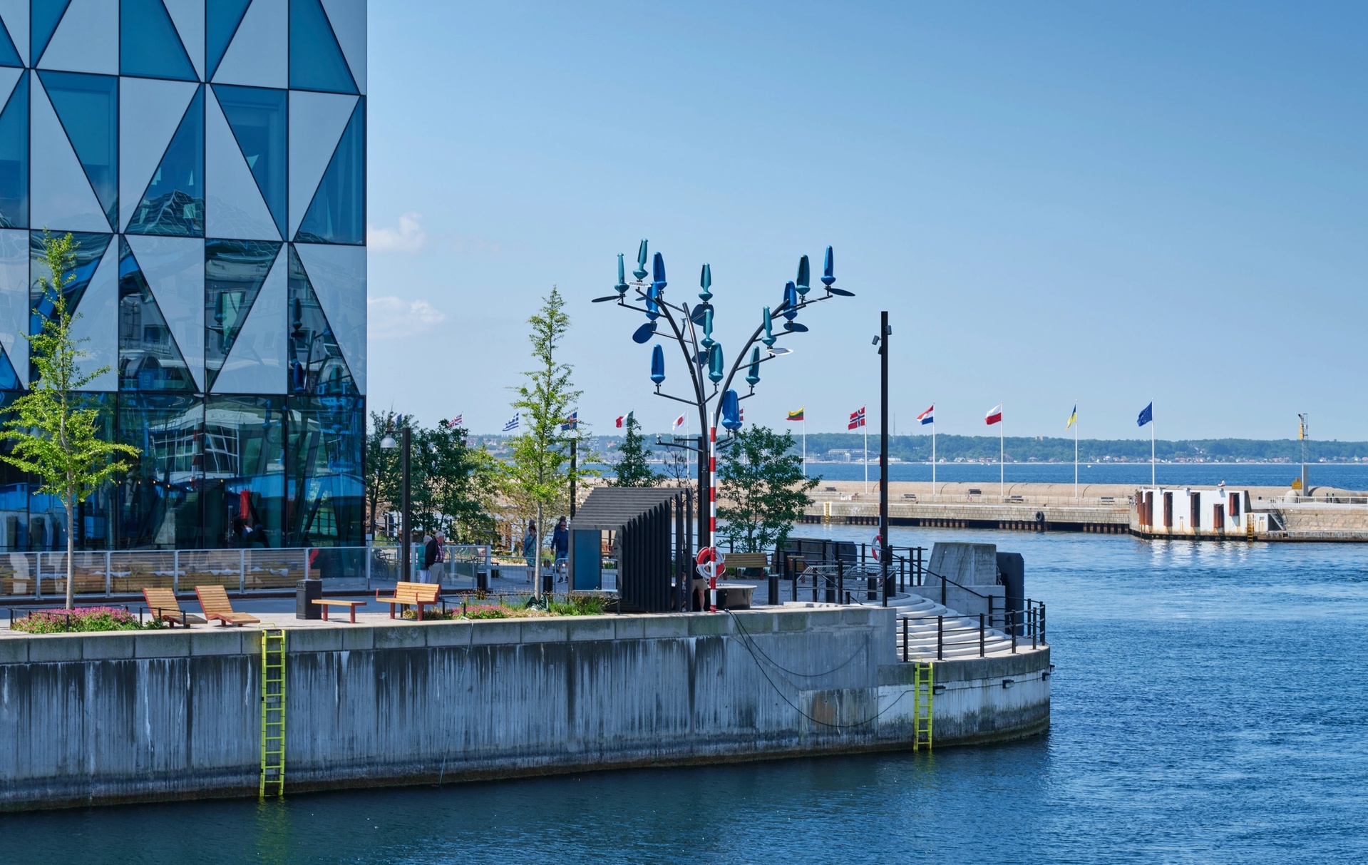 OPS Paviljonger på kajkanten i Oceanhamnen, Helsingborg