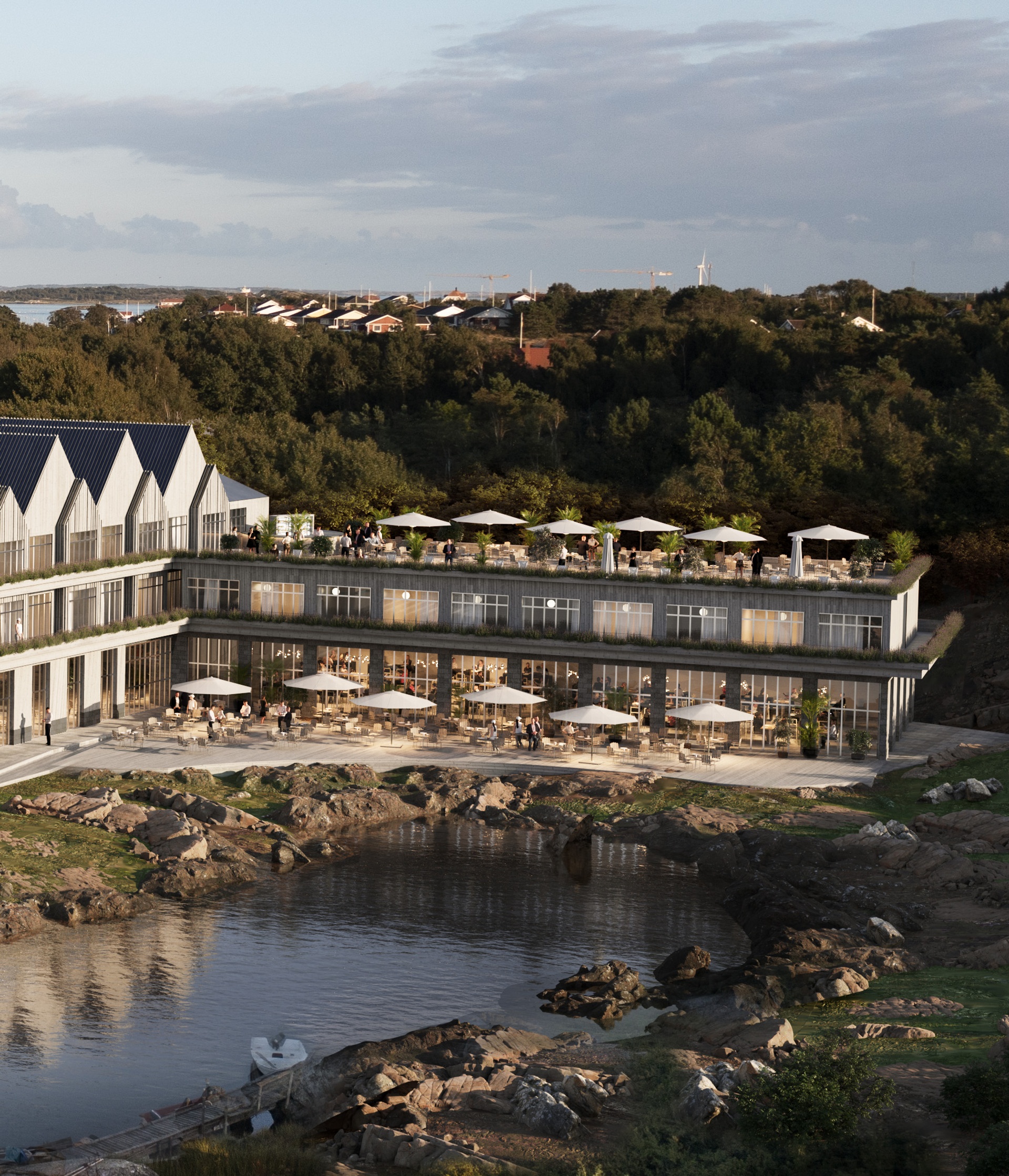 Havshotell Långesand takterrass