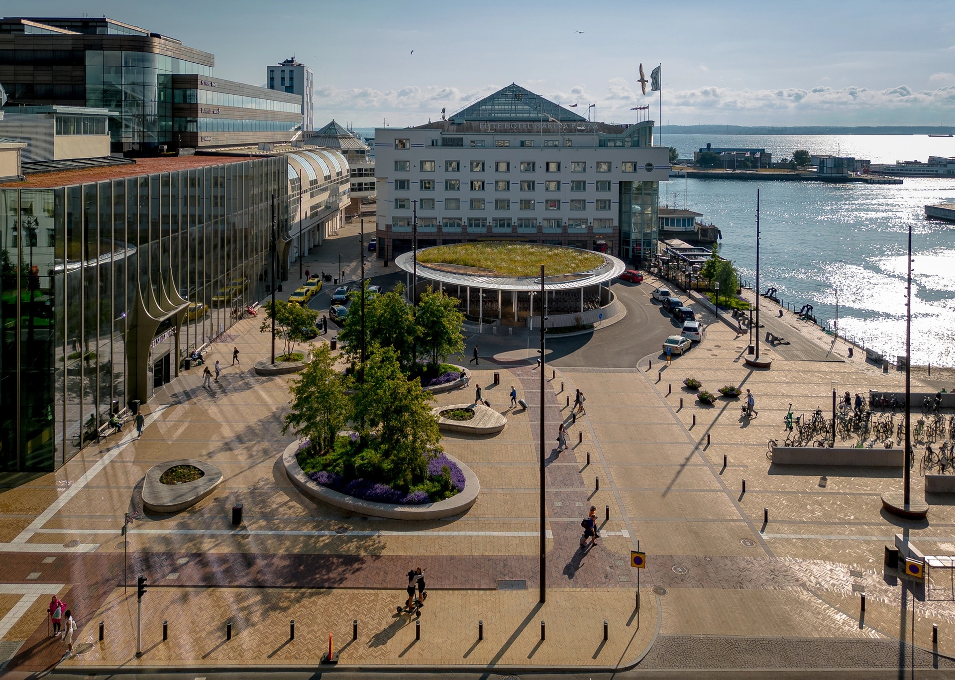 Kungstorget i Helsingborg översiktsbild