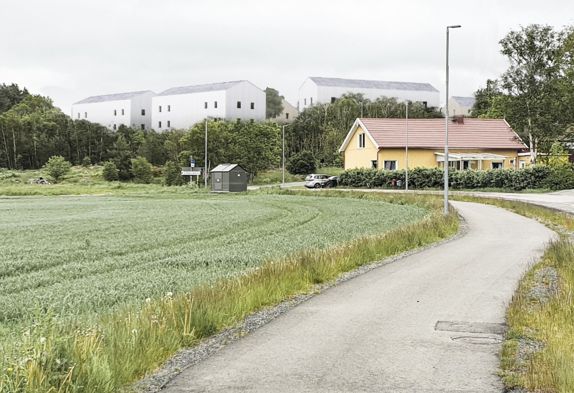 Gatuvy visualisering Stockalid Åsa