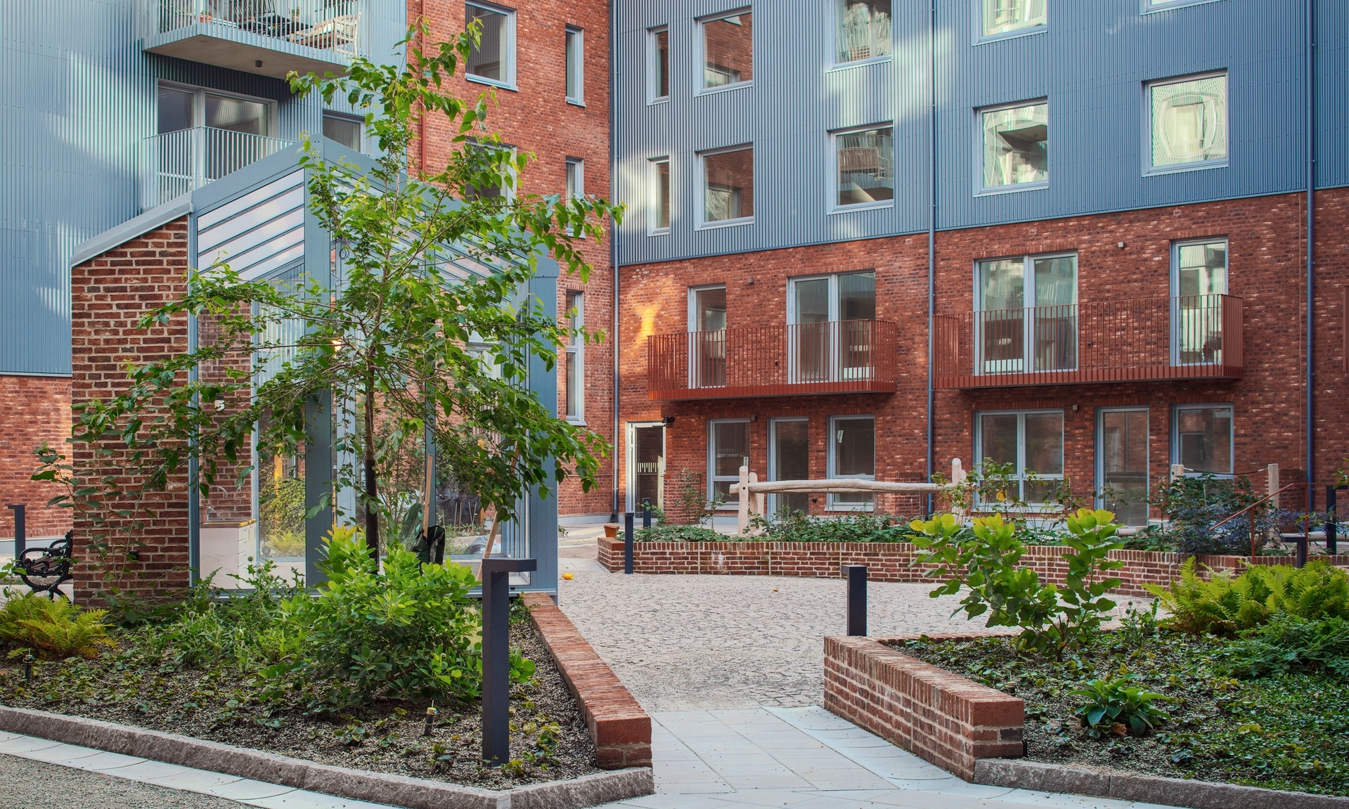 Kv Takgöken, Göteborg, innergård