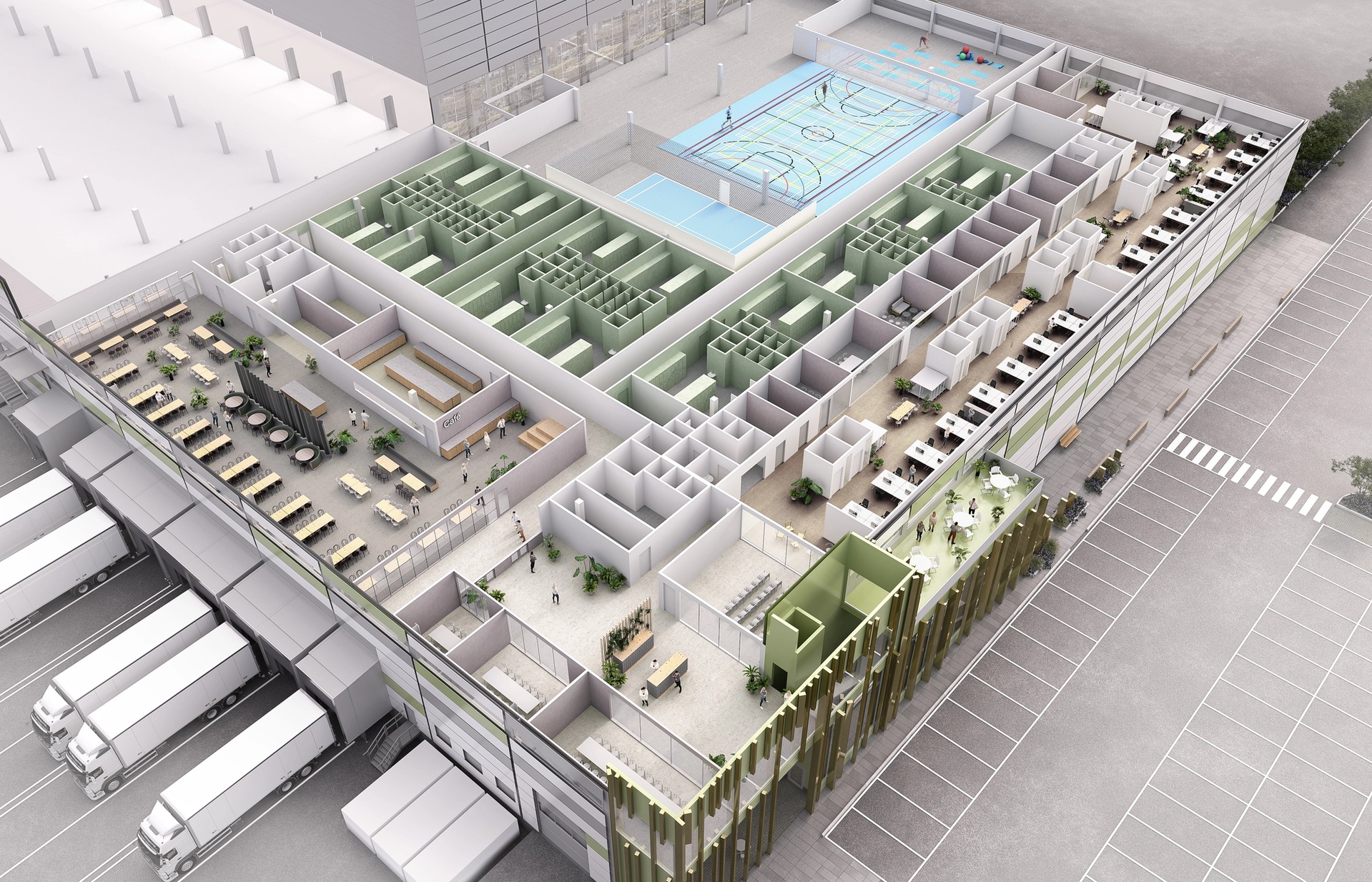 Cat - COOP automotive terminal, Eskilstuna