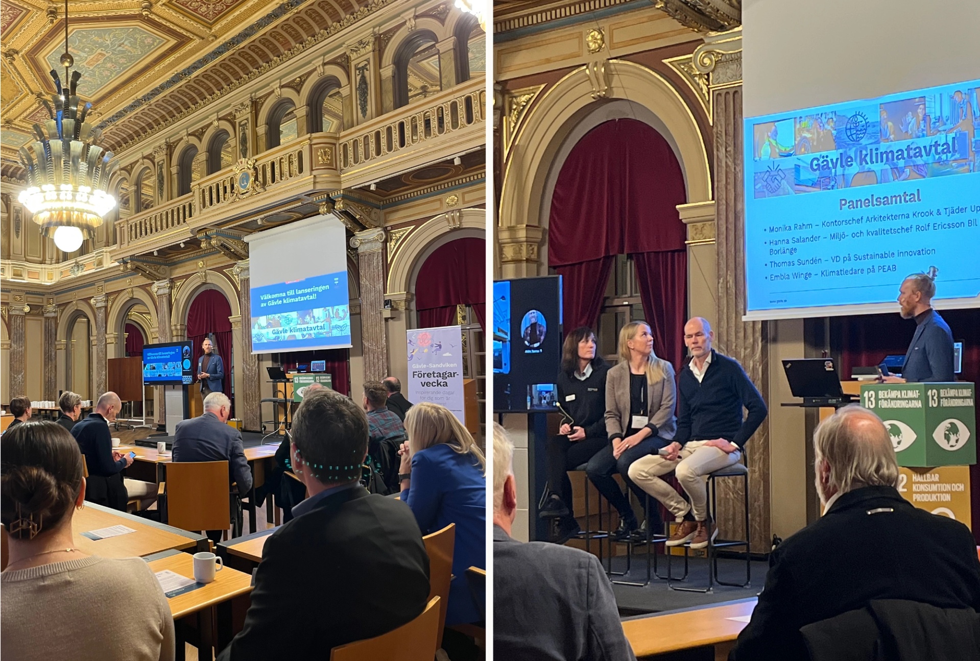 Monika Rahm i panelen vid Gävle Klimatavtal