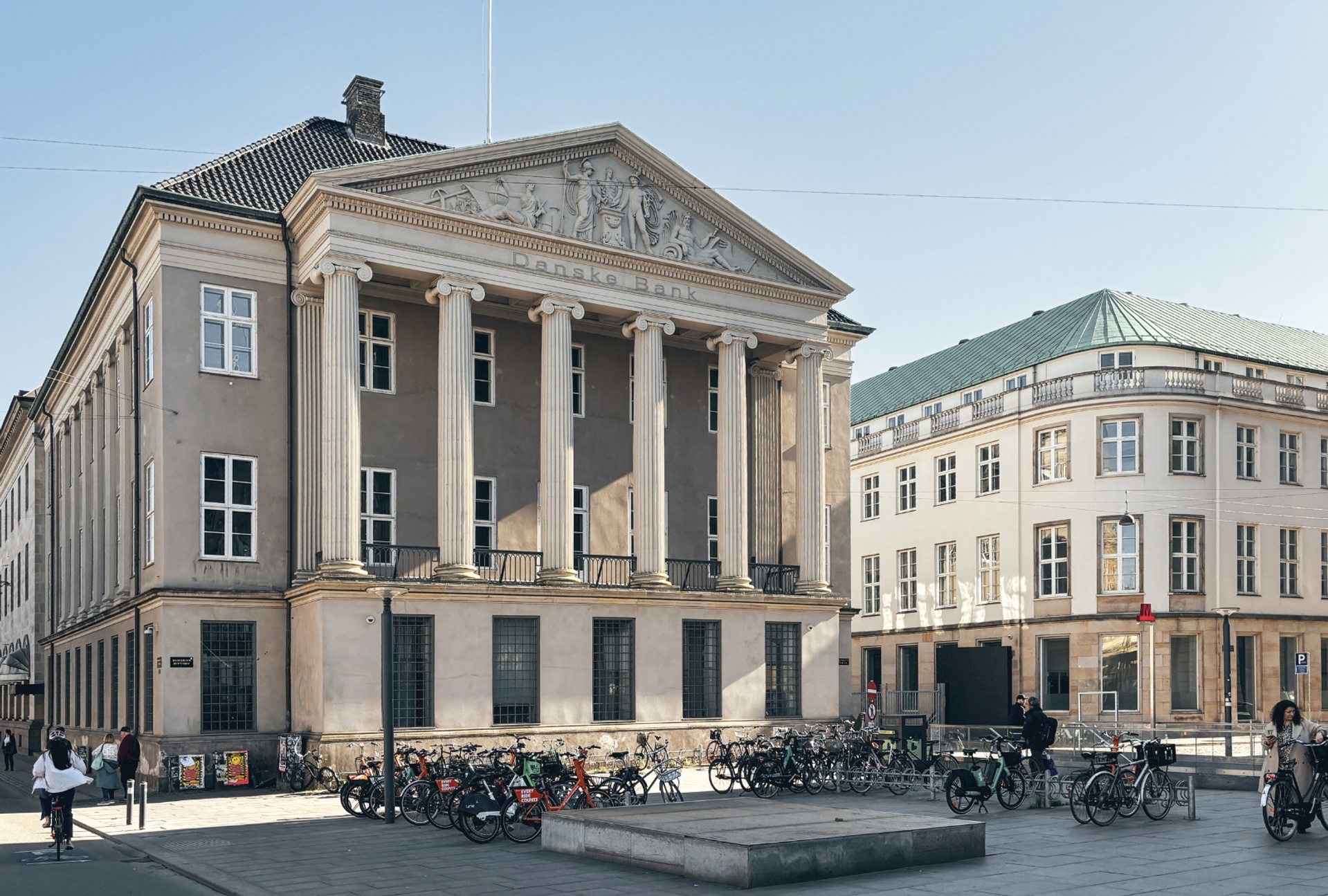 Danske Bank på Kongens Nytorv i Köpenhamn. Arkitekterna Krook & Tjäder