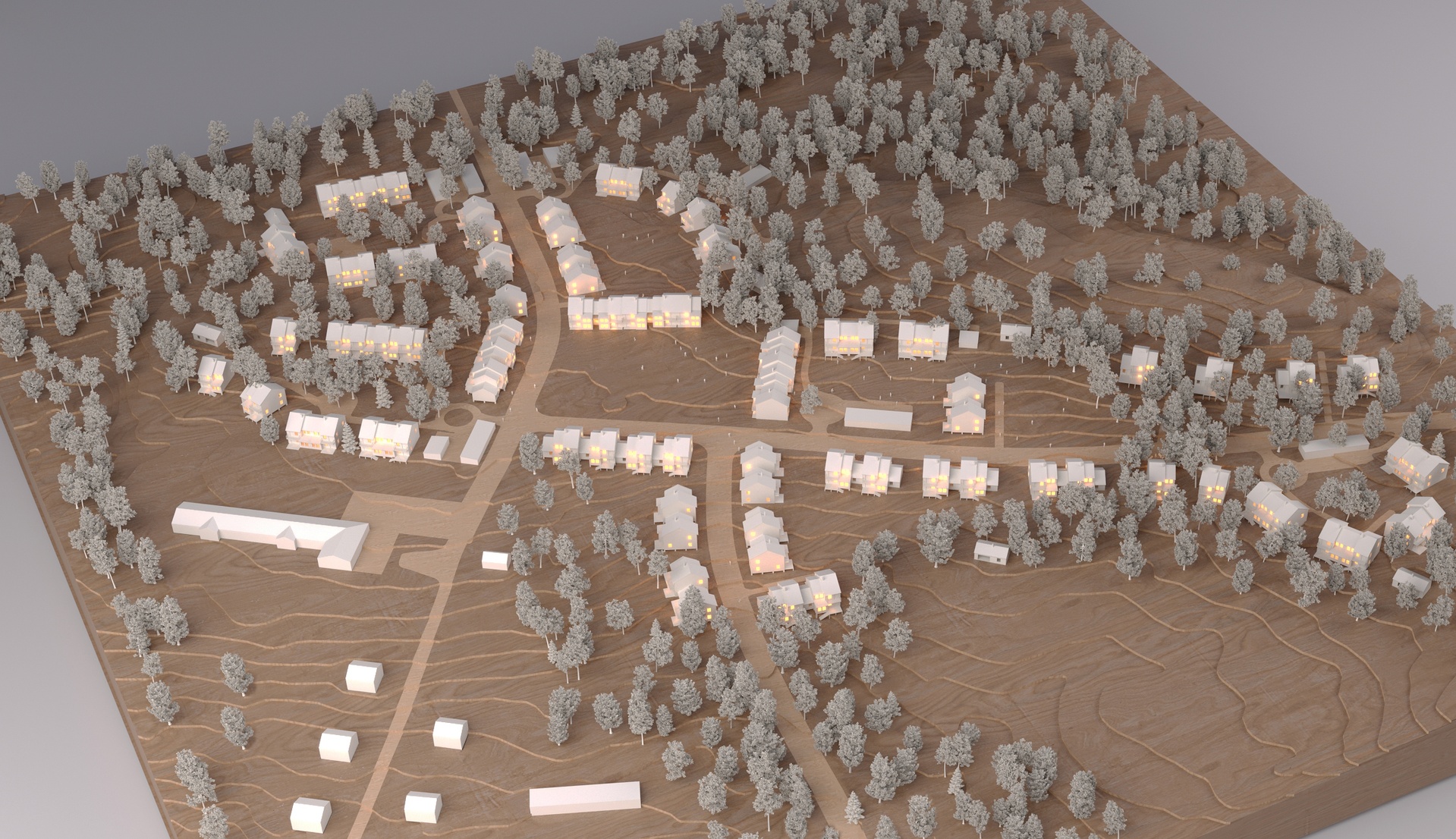 Visualisering översikt förslag för Östra Röjsmon i Åre