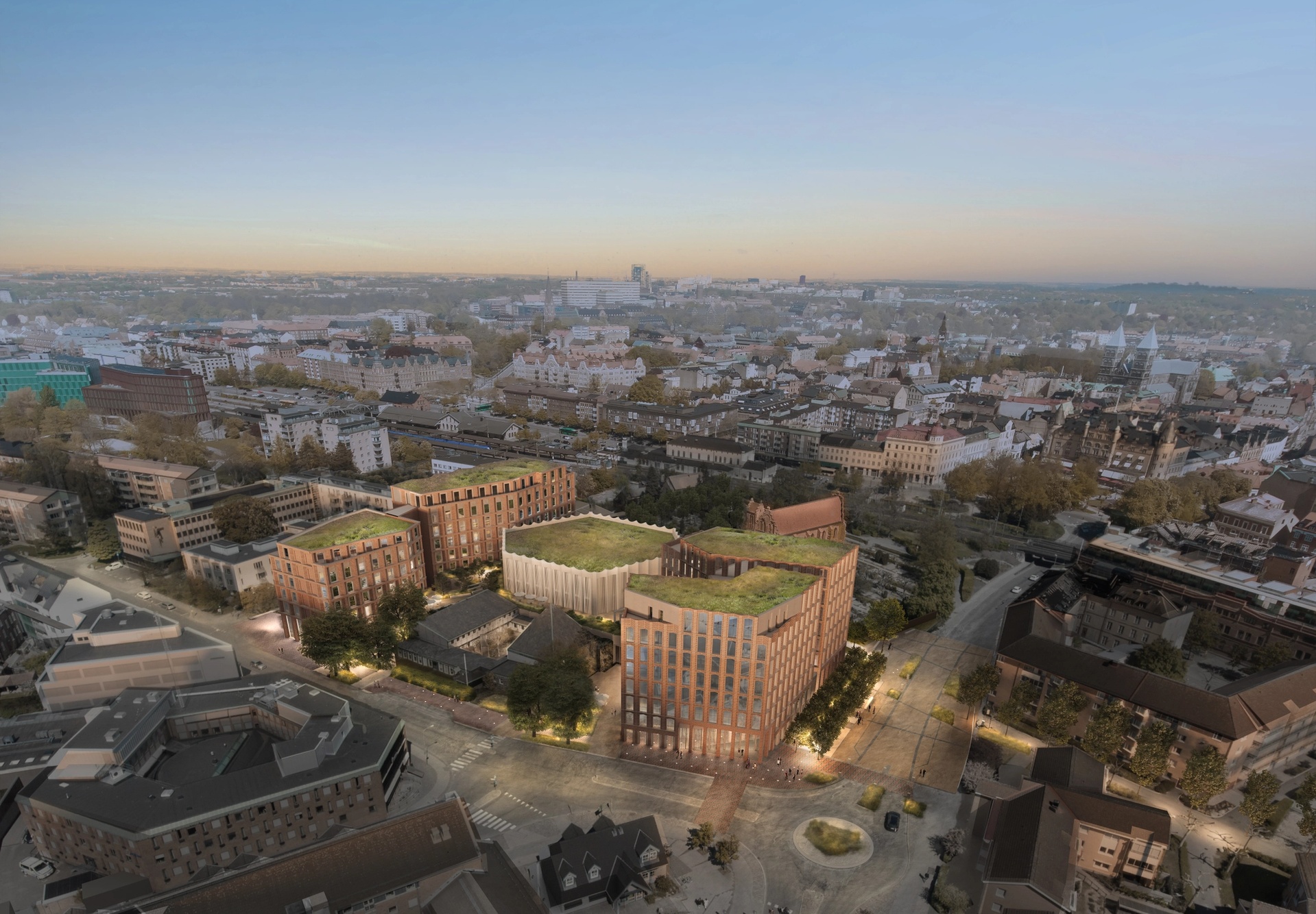 gestaltningsförslag för kvarteret Häradshövdingen